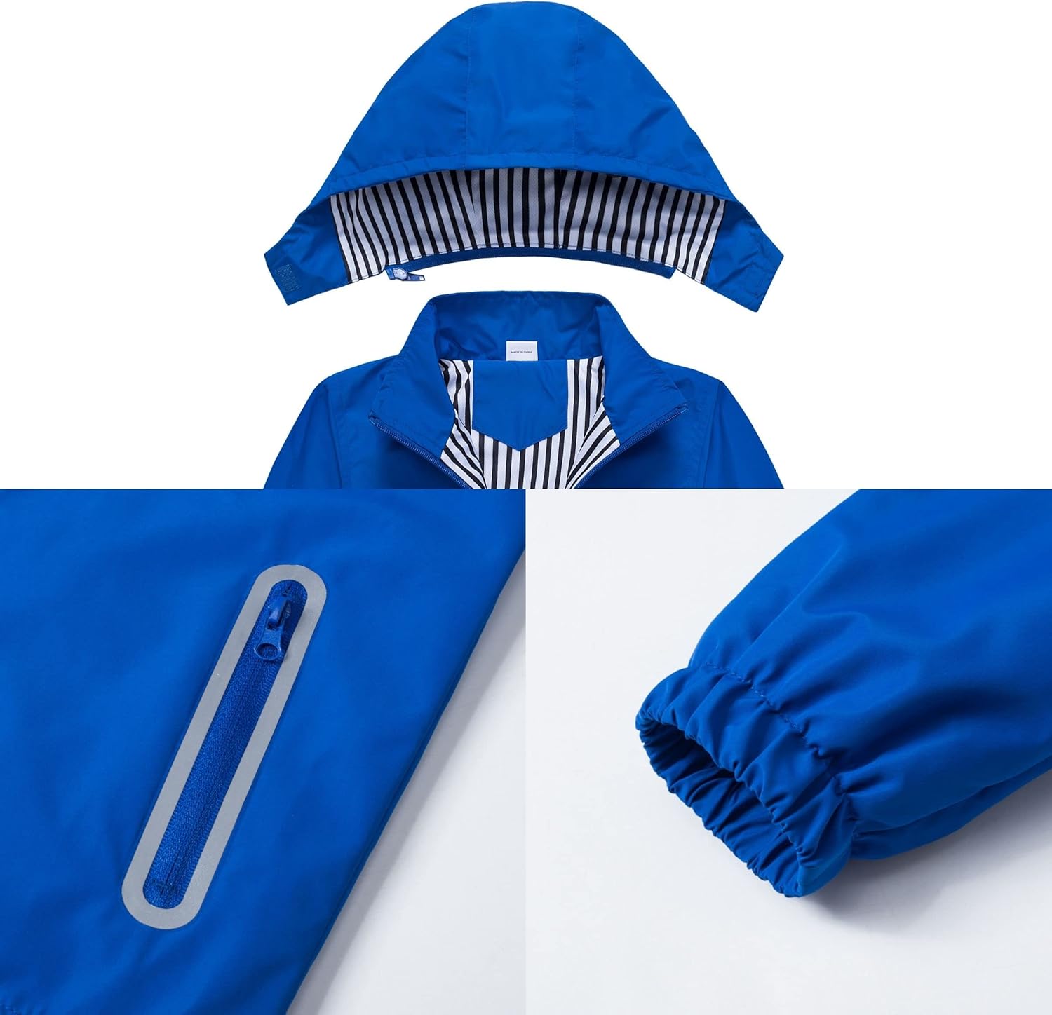 Waterproof Dinosaur Kids Rain Jacket Windbreaker