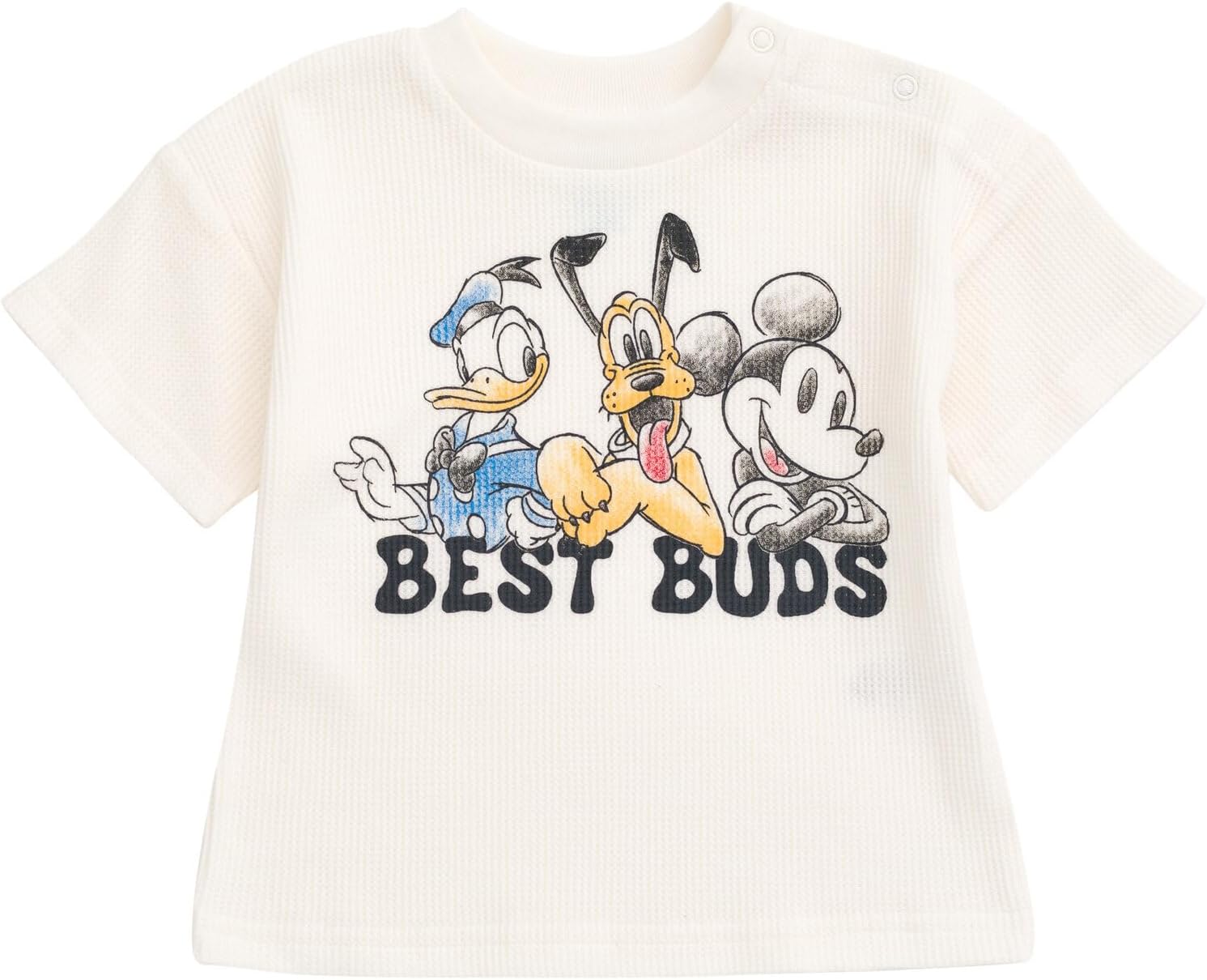 Disney Waffle Knit T-Shirt and Shorts Outfit Set for Babies