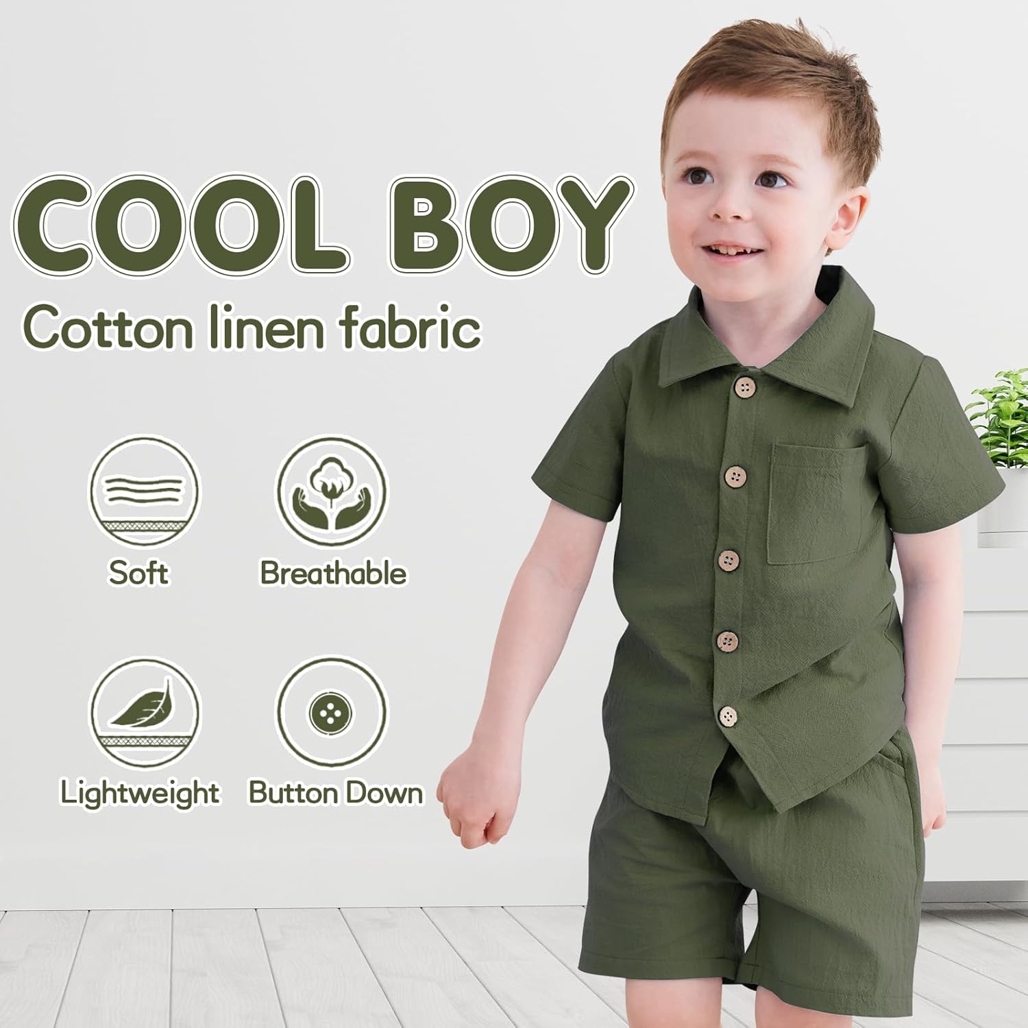 Perfect Day for summertime NeutocdToddler Boy Outfit Too Cute Too Comfortable