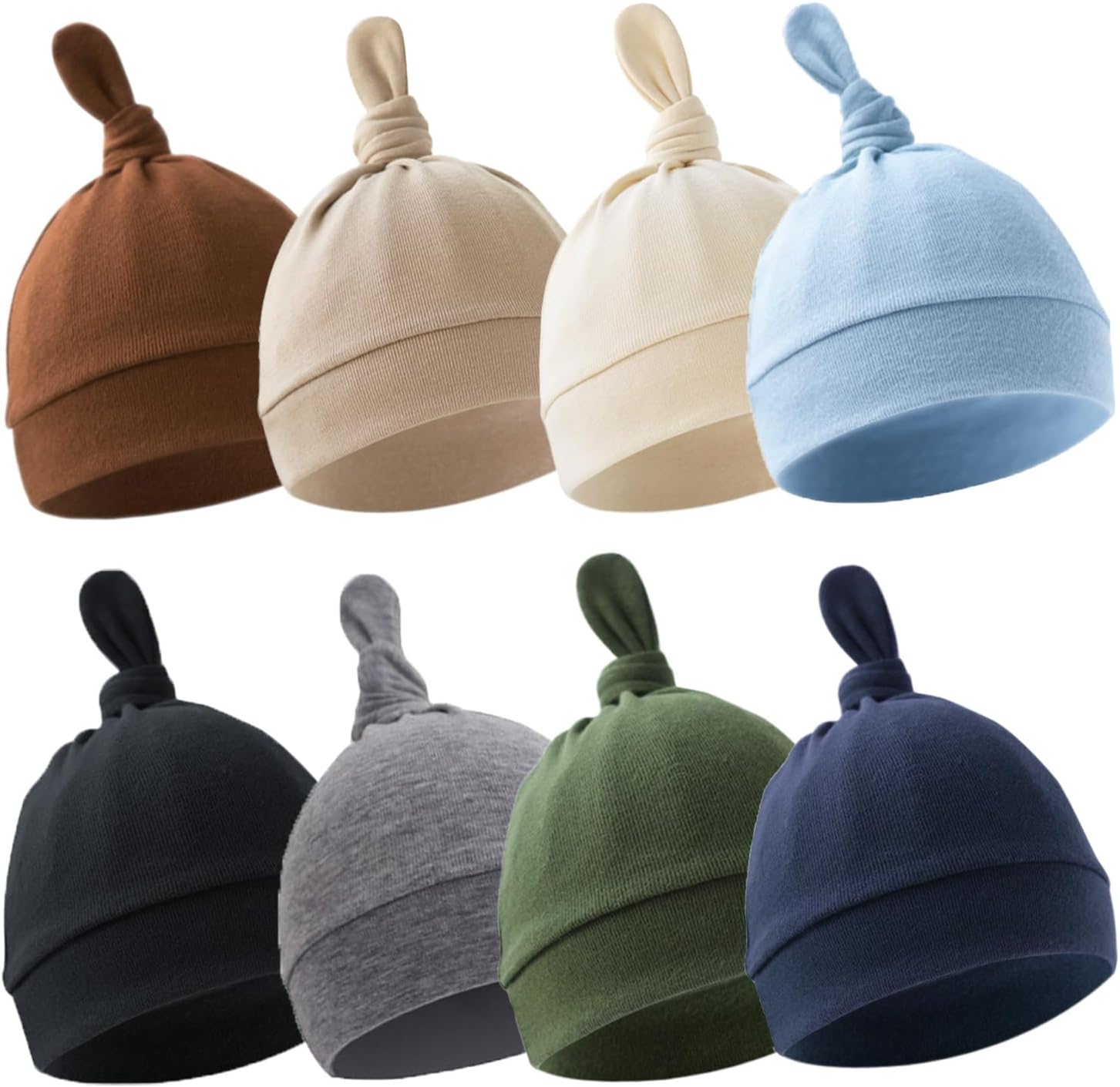 BEoffer 8-Piece Baby Newborn Hats Set