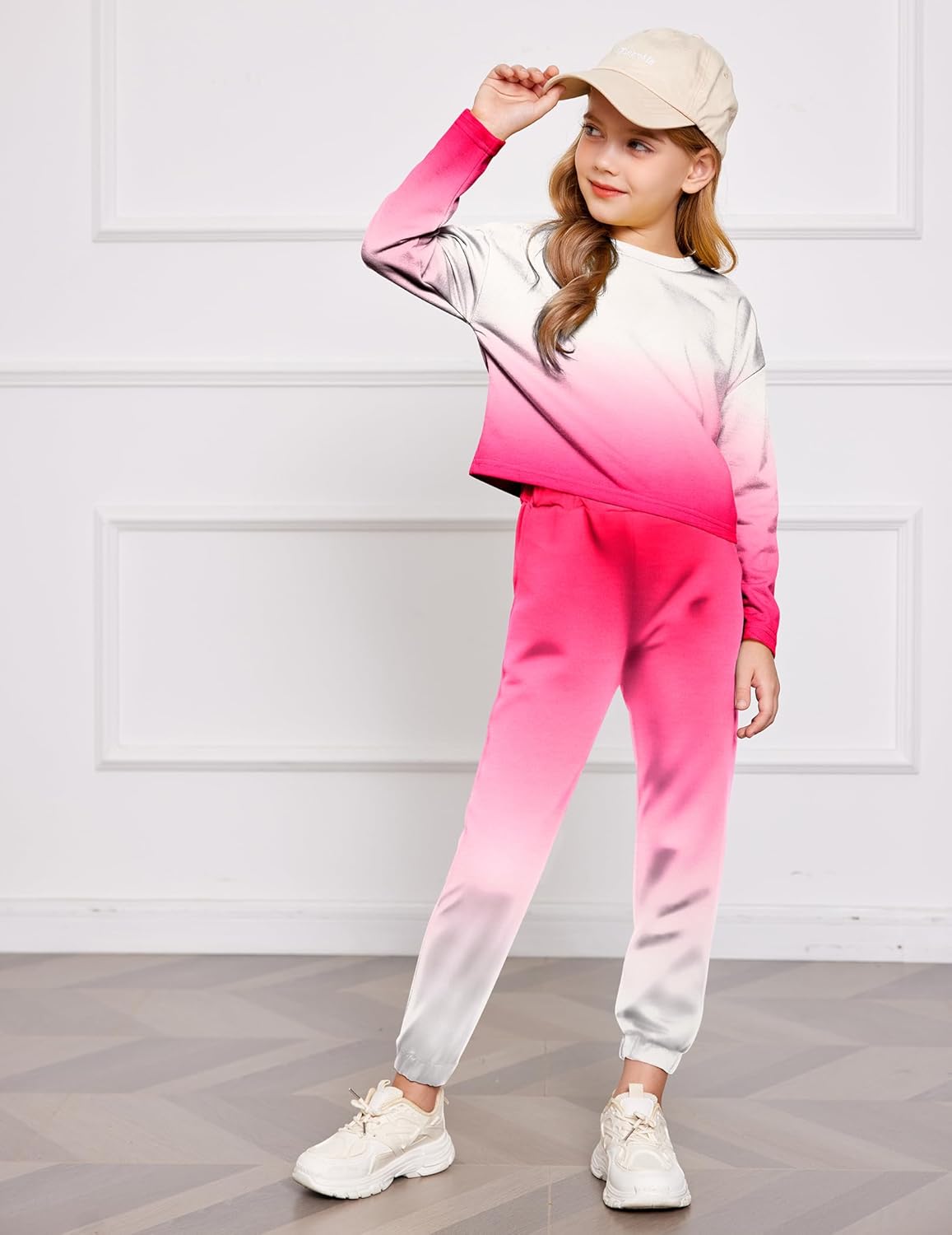 Arshiner Tie Dye Girls Outfit Set - Soft comfy for girls