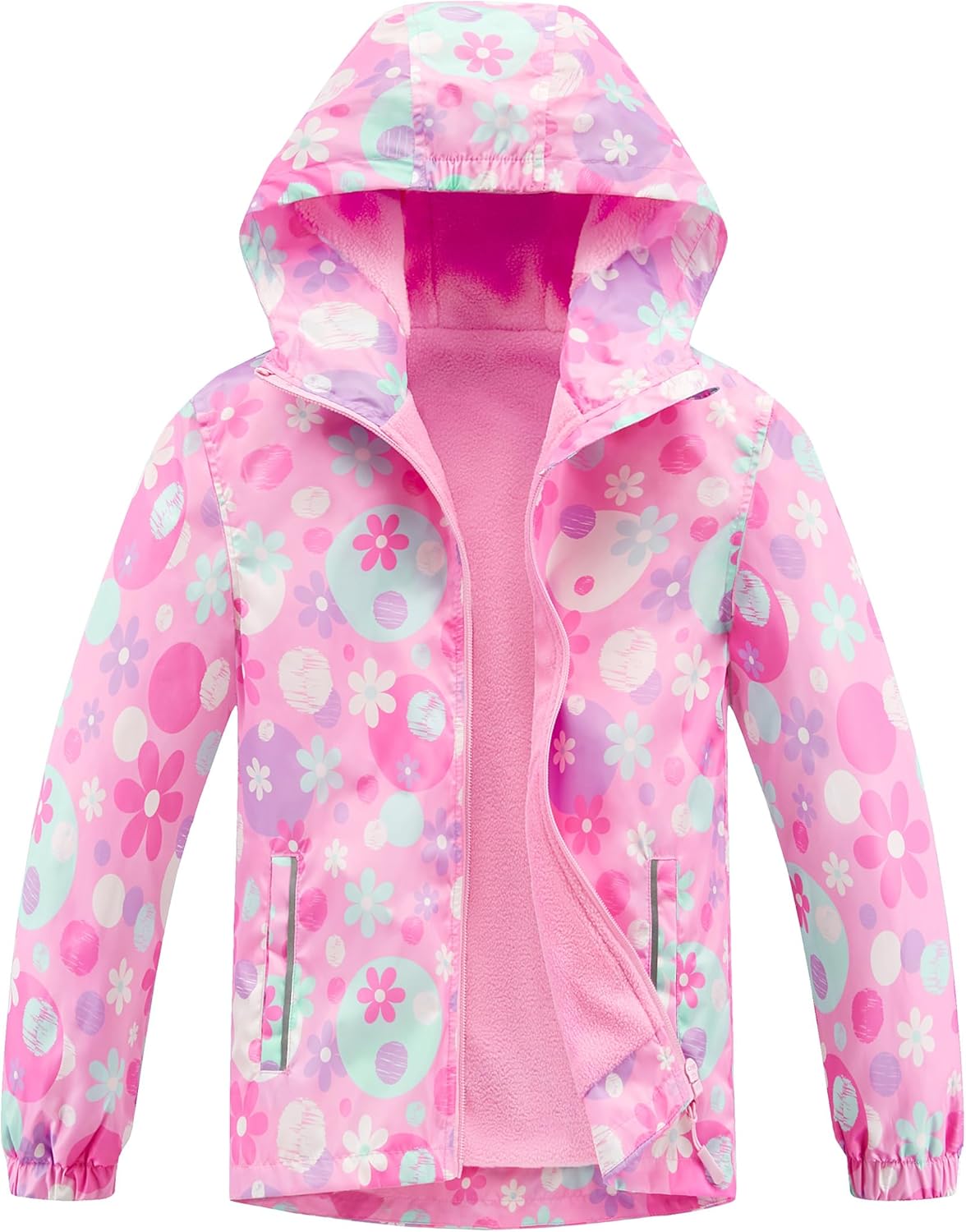 M2C Boys Girls Rain Jacket Waterproof Keep Dry