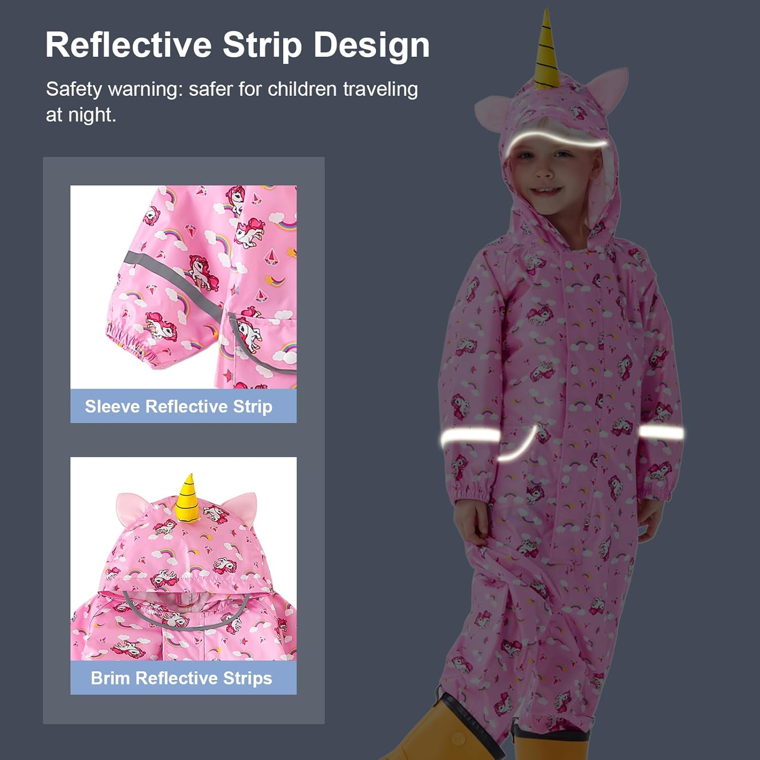 Rainy Day Fun Standing Out - Toddler Rain Suits for Girls
