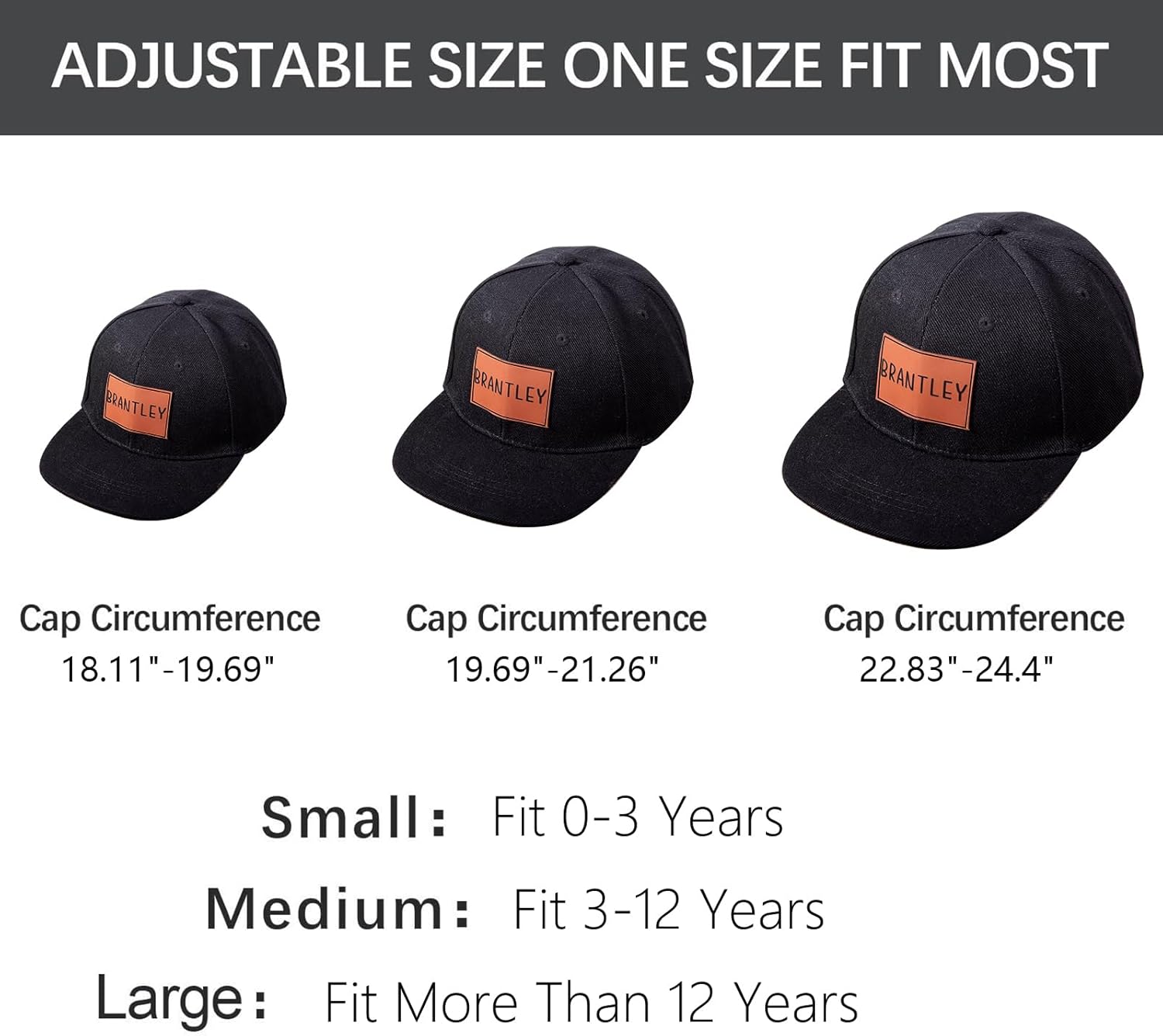 Adjustable Personalized Toddler Baby Hats