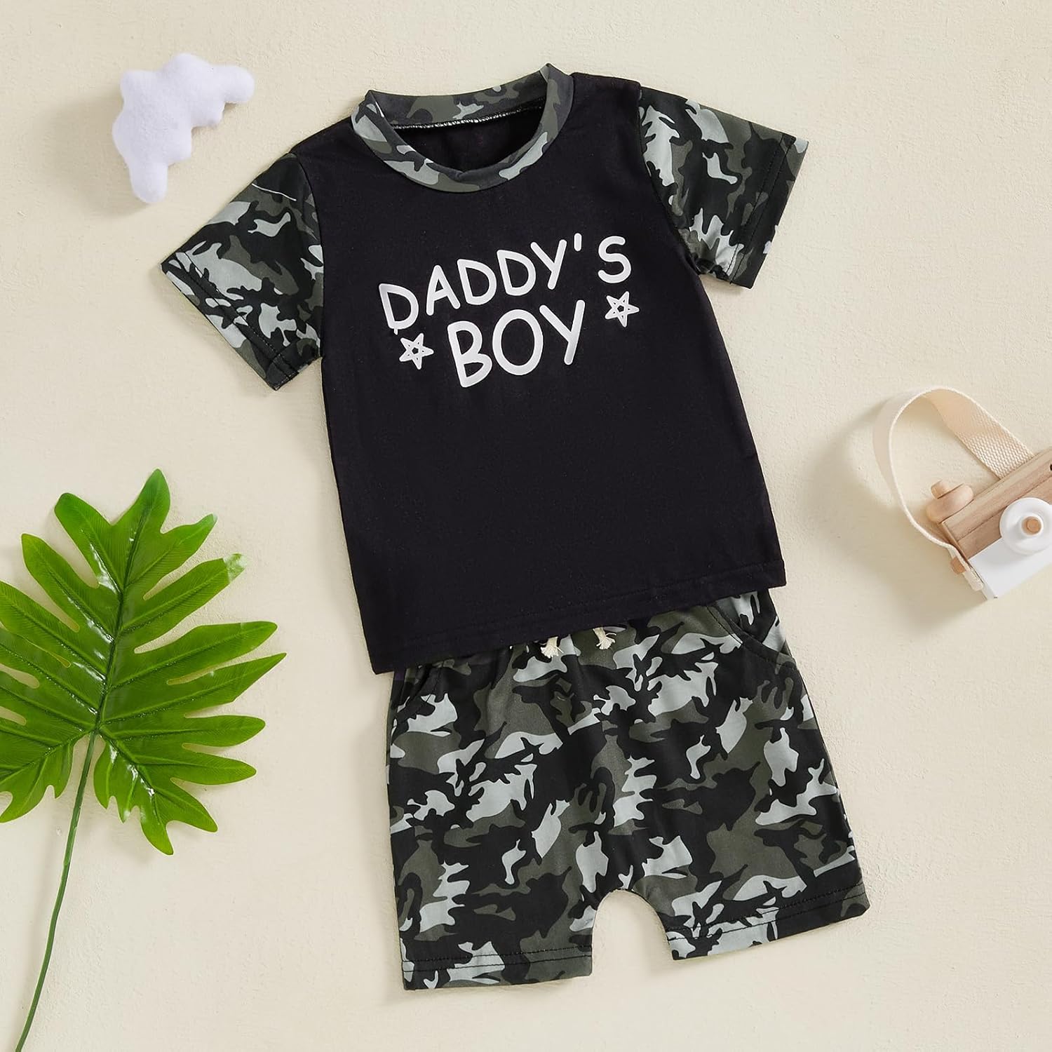 Summer Outfit Set for Toddler Boys