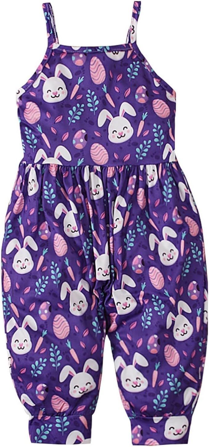 Toddler Girl Easter Jumpsuit