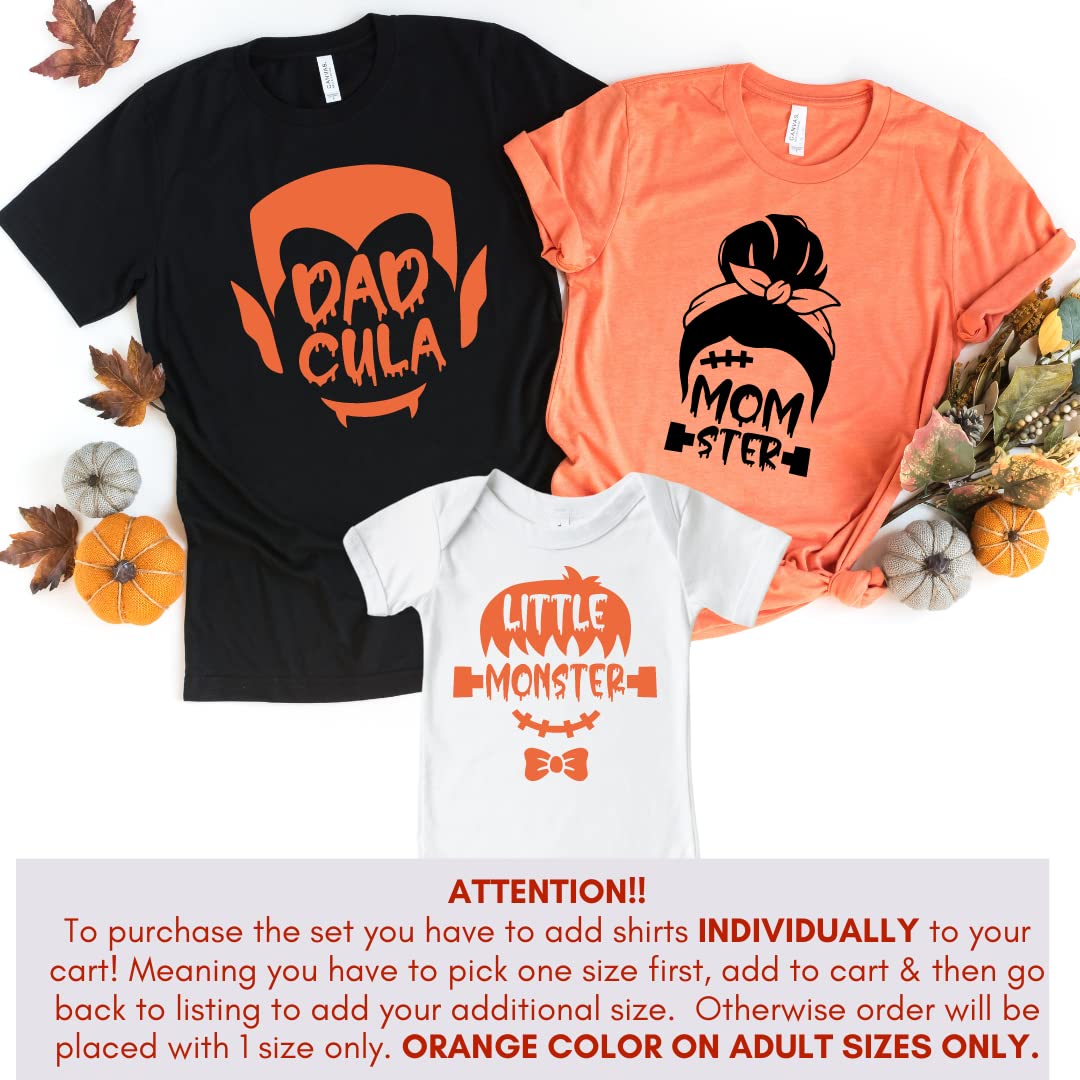 Momster Dadcula - Family Halloween Outfits for Trick or Treat More