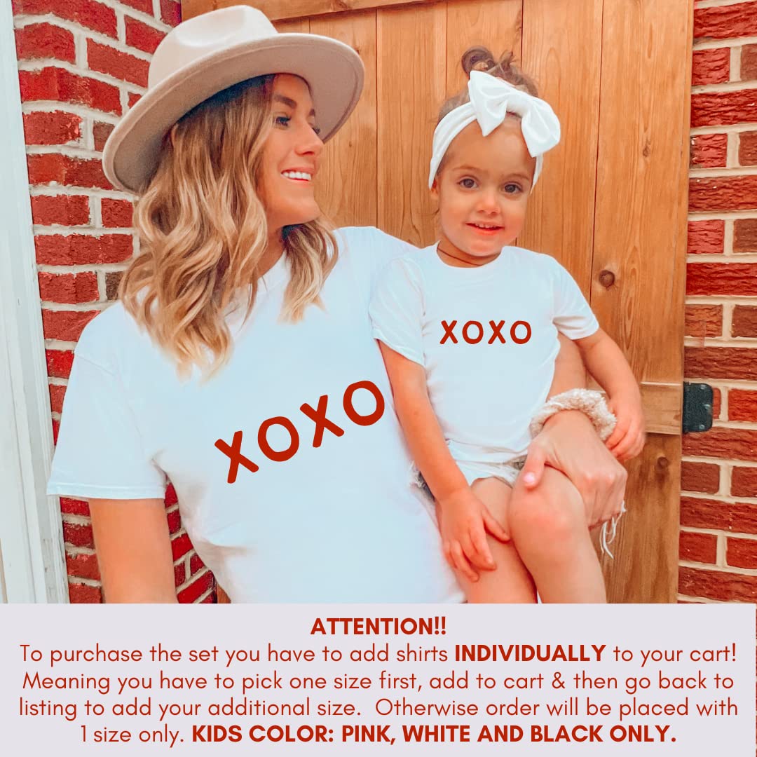 Perfect Matching Valentines Day T-Shirts for Mom and Baby
