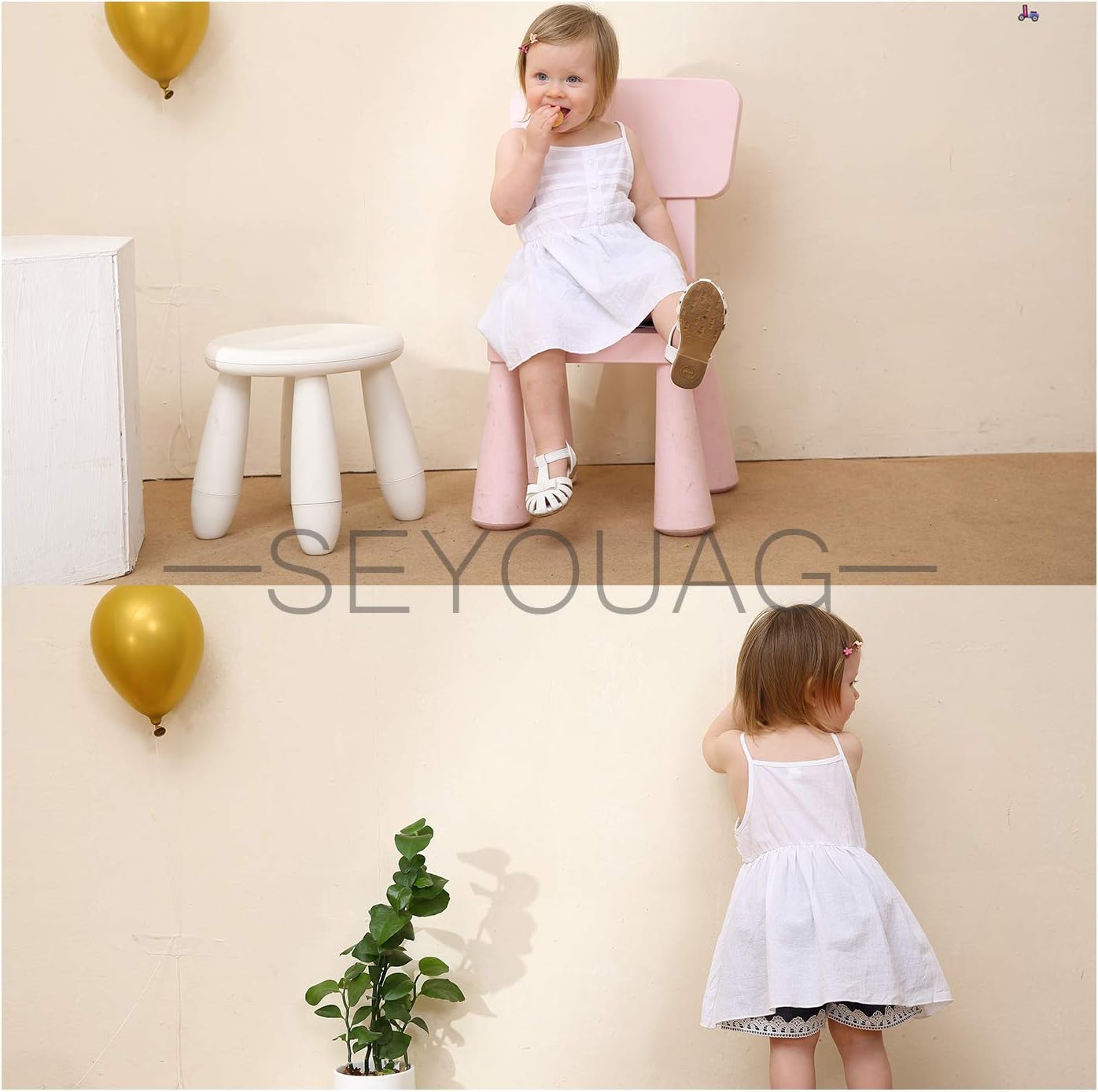 SEYOUAG Toddler Girl Camisole Jean Shorts Set for Summer