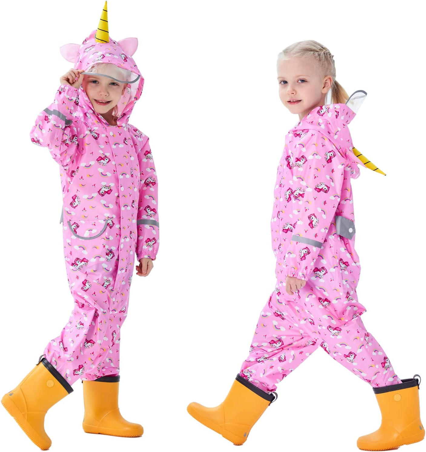 Rainy Day Fun Standing Out - Toddler Rain Suits for Girls