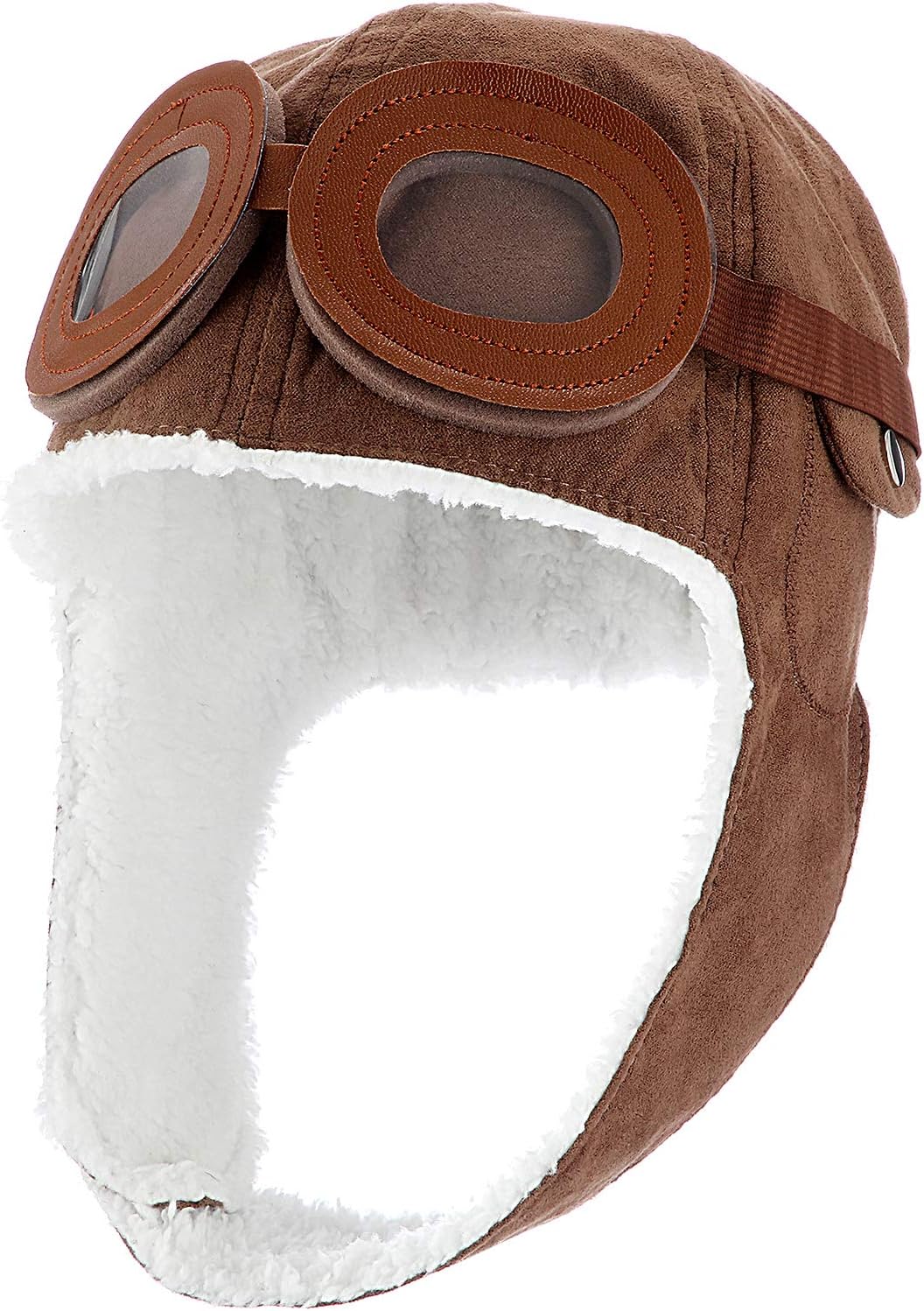 SATINIOR Fleece Hat for Kids with Earmuffs