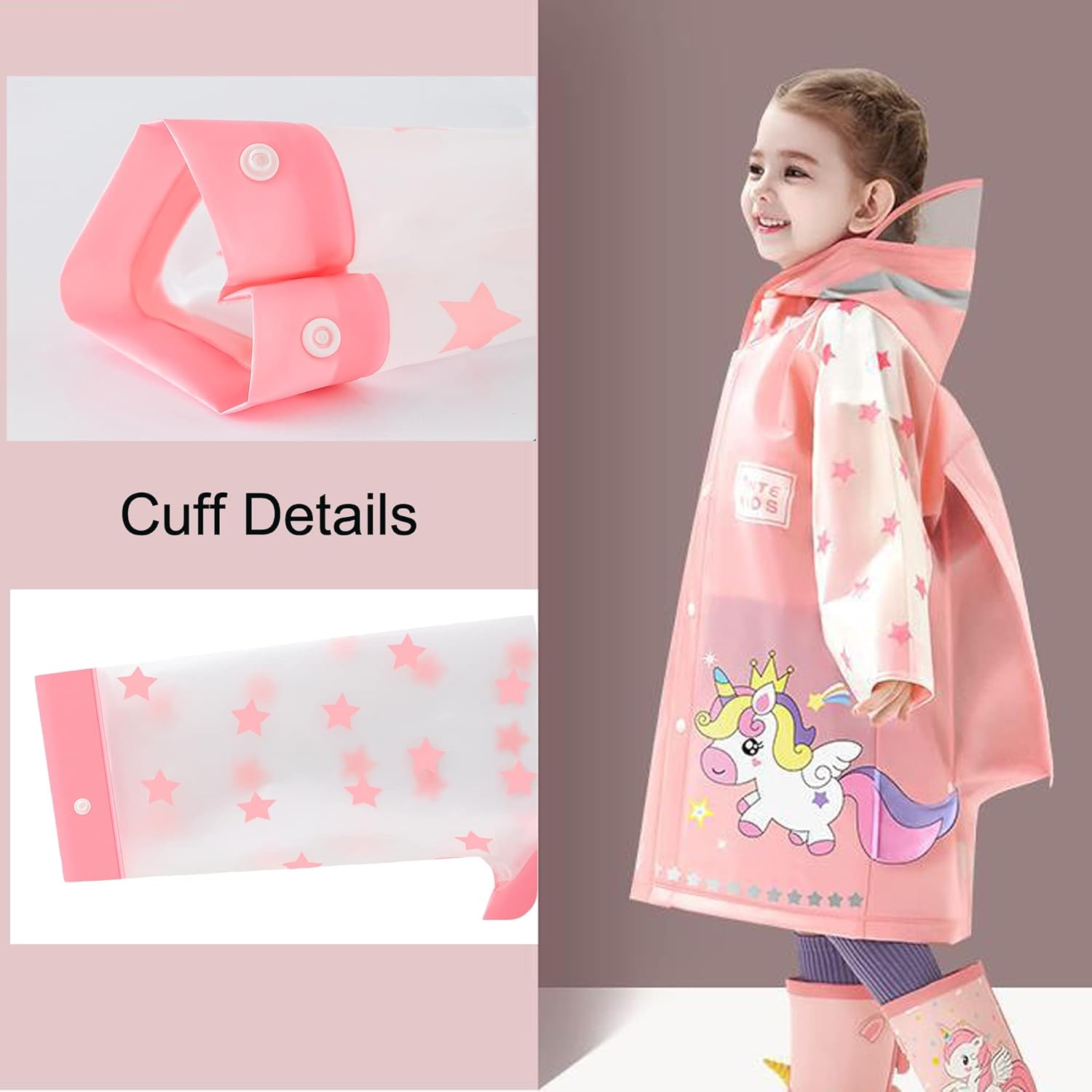 Fewlby Kids Rainbow Coats