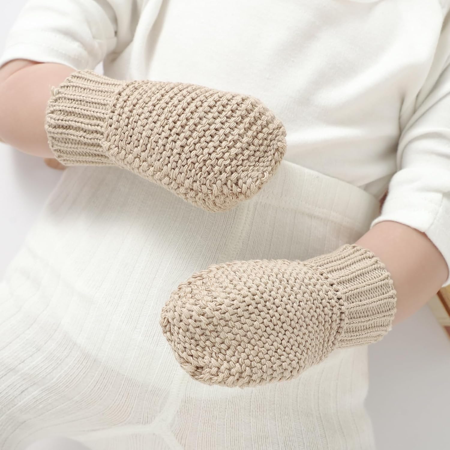Cotton Mining Baby Booties Gloves