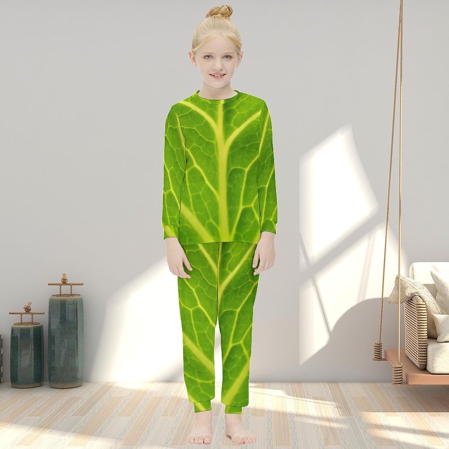 MEIKKO Kids Thermal Underwear Set - Soft Comfortable Base Layer for Girls