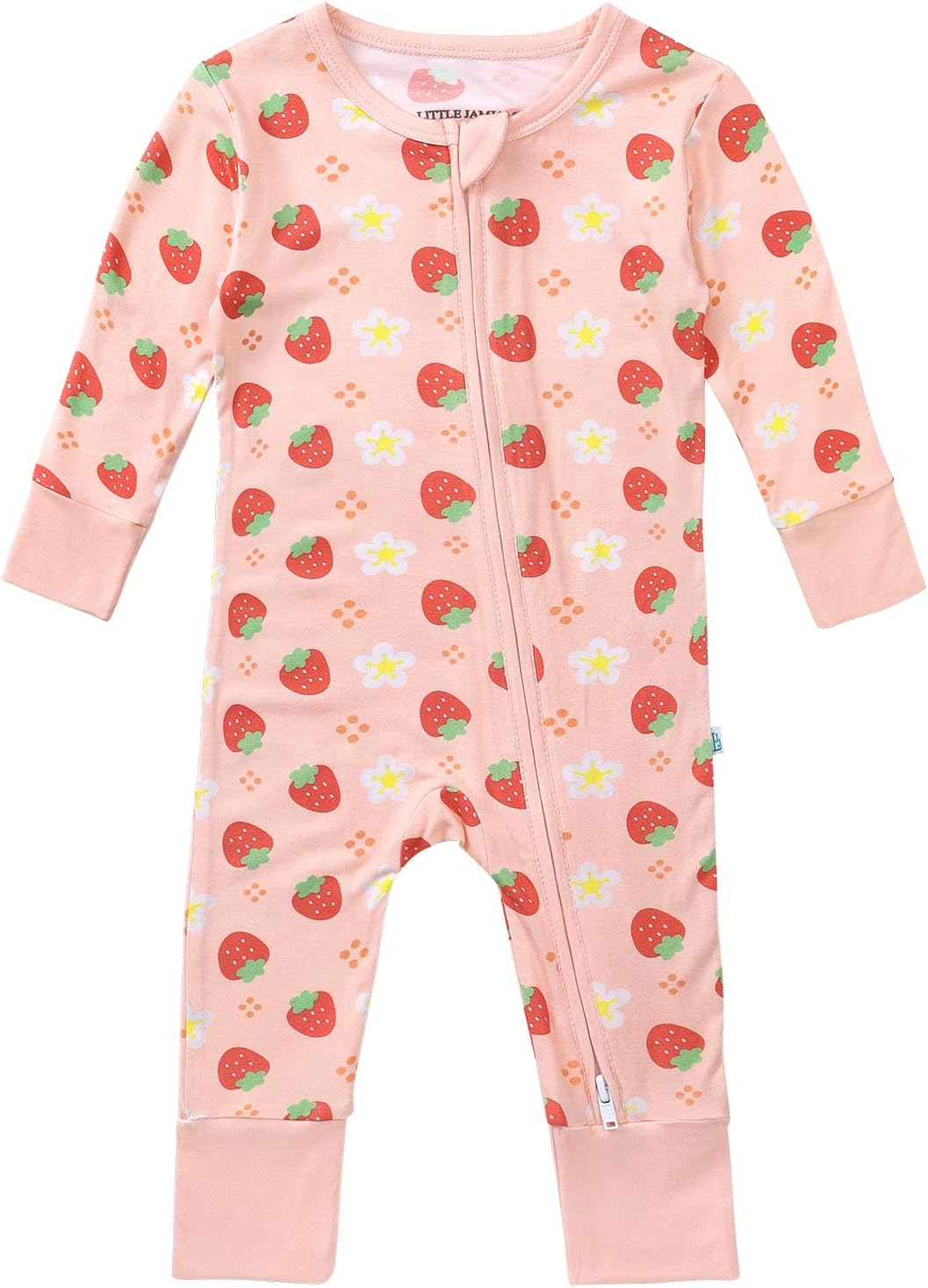Little JamJams Zippered One-Piece Rompers for Babies 0-36 Months