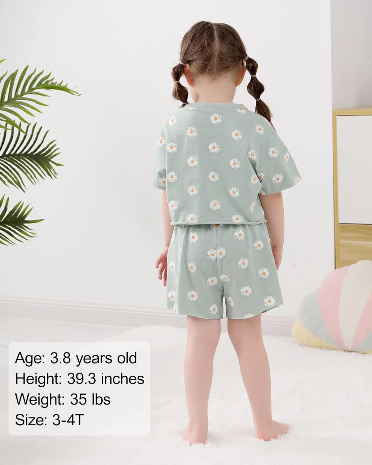 Cute Toddler Girl Outfits Floral Print Sets Summer Kids Clothing