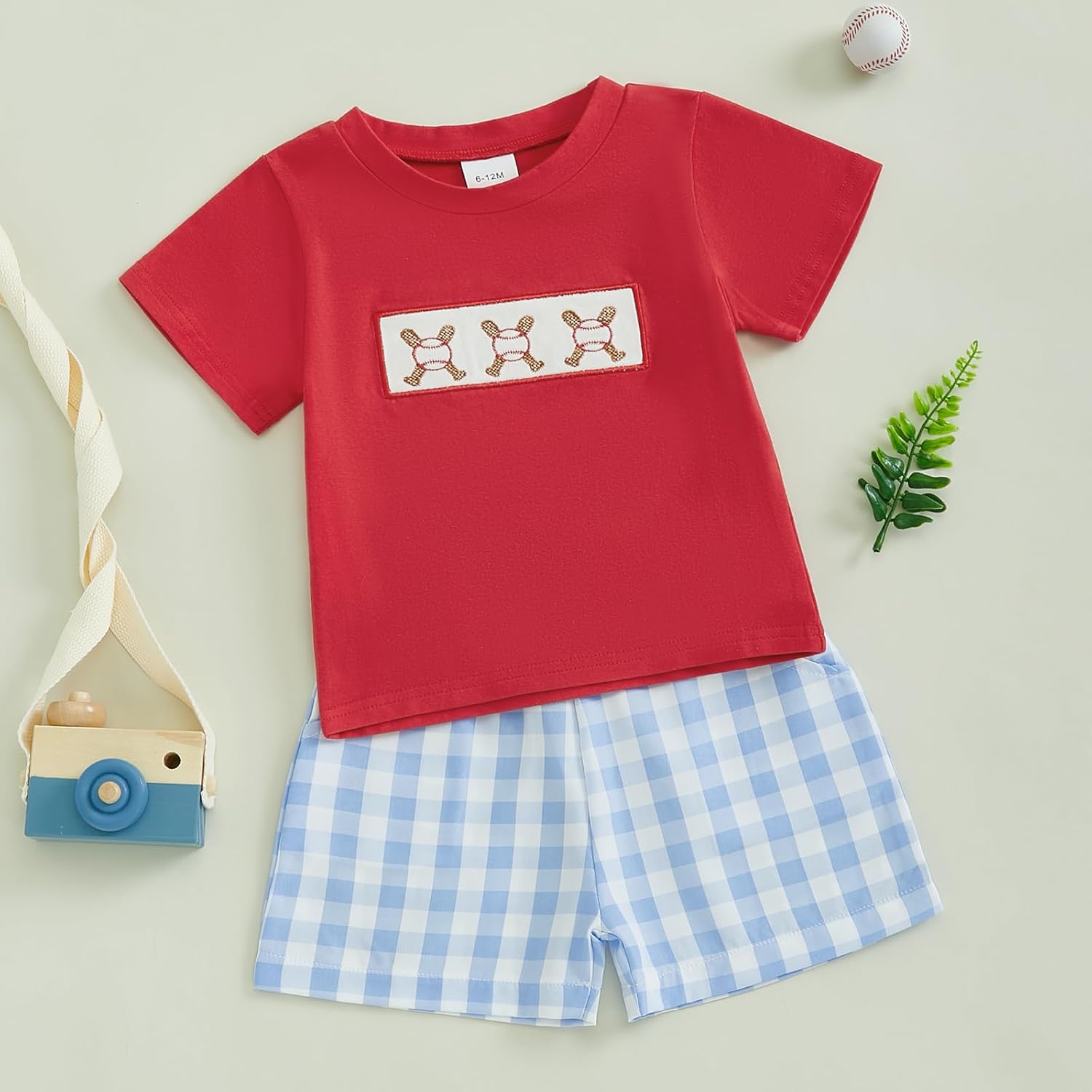 All Set for Excitement Baby Boy Summer Outfit Set from Brvxia
