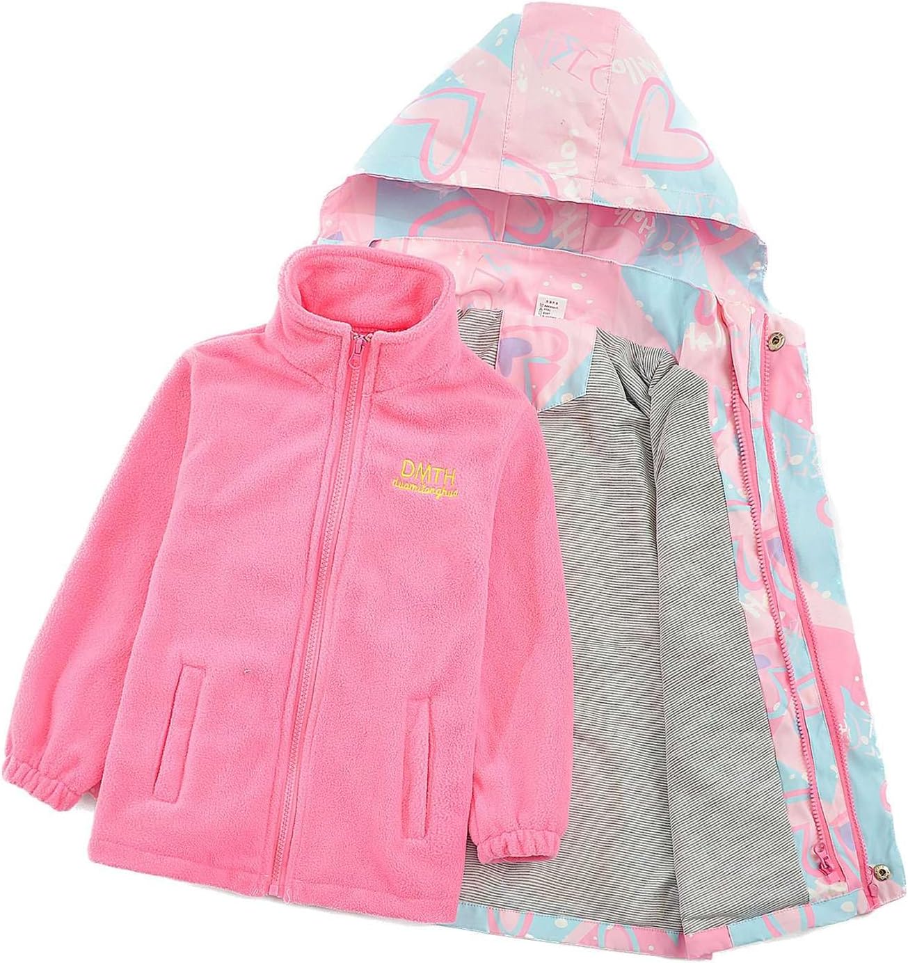 Girls Detachable Winter Jackets