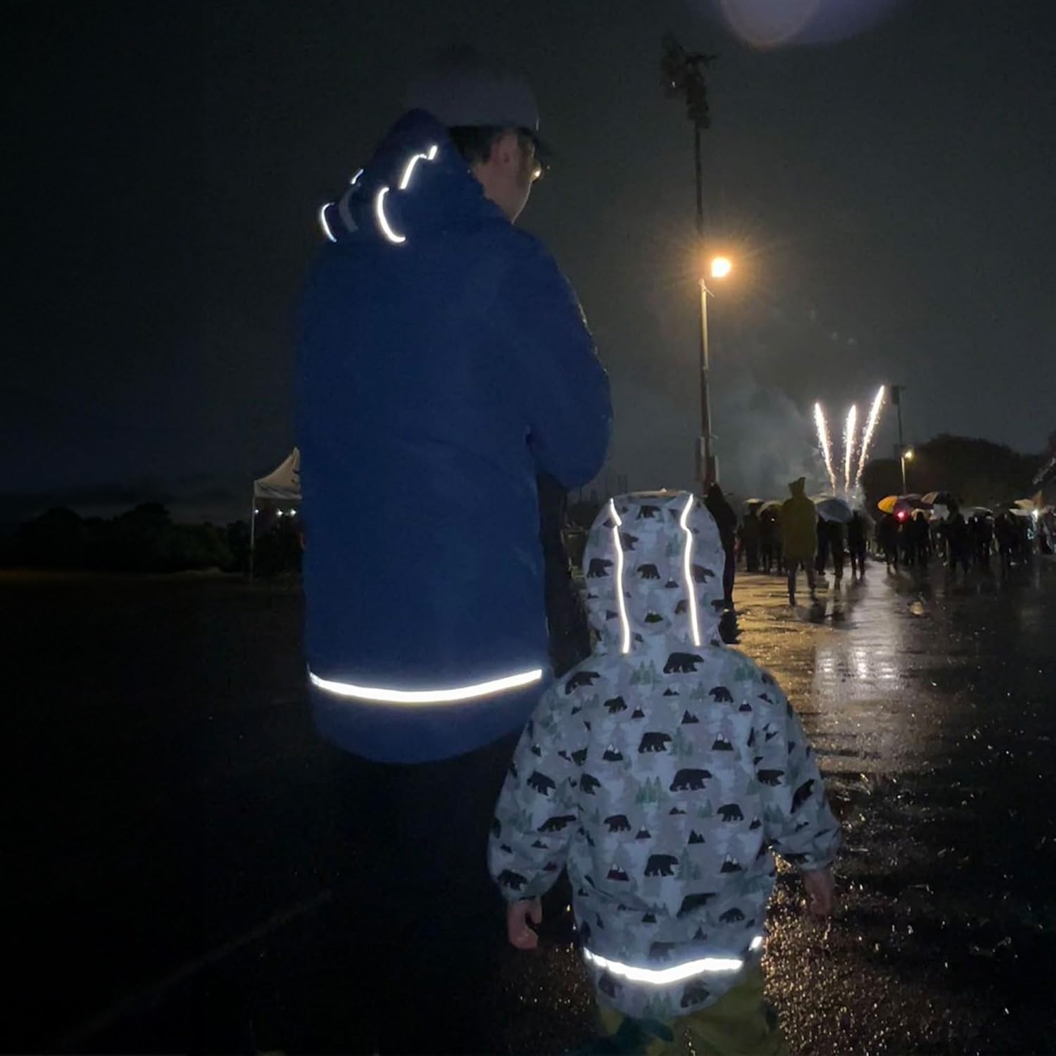 JAN JUL Waterproof Fleece-Lined Rain Jacket for Kids