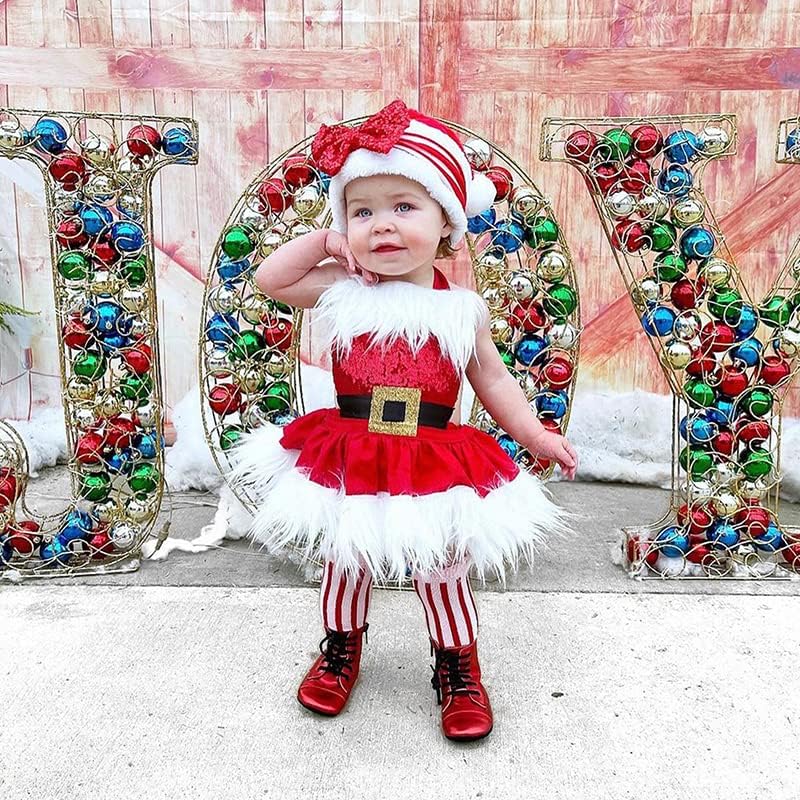 adorable Christmas Romper for Toddlers Girls 3-6 Months