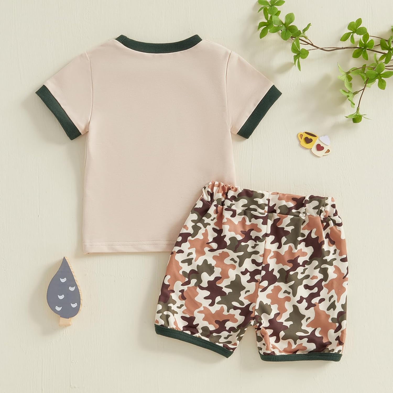 Cute Floral Summer Outfit for Toddler Boys