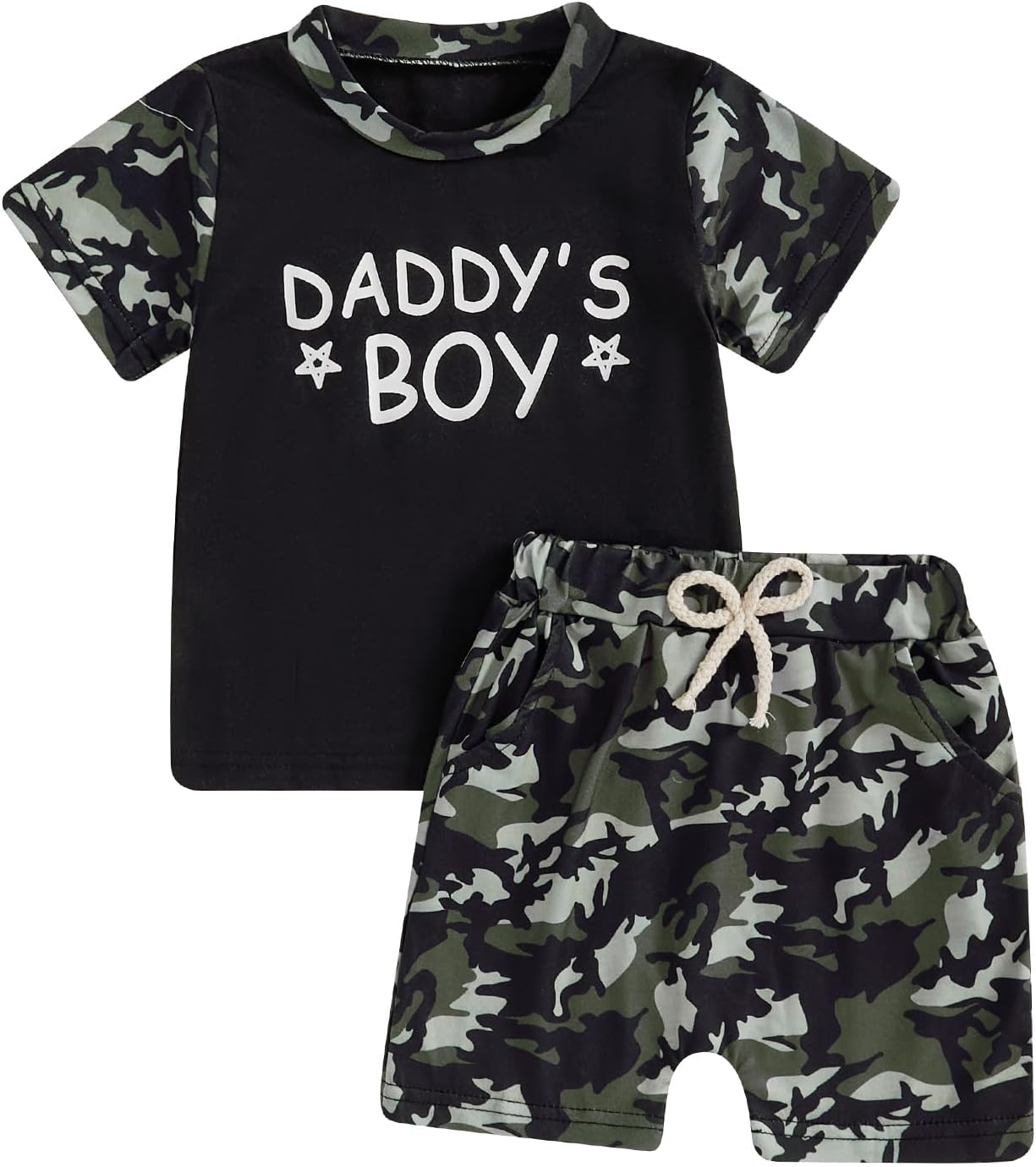 Summer Outfit Set for Toddler Boys