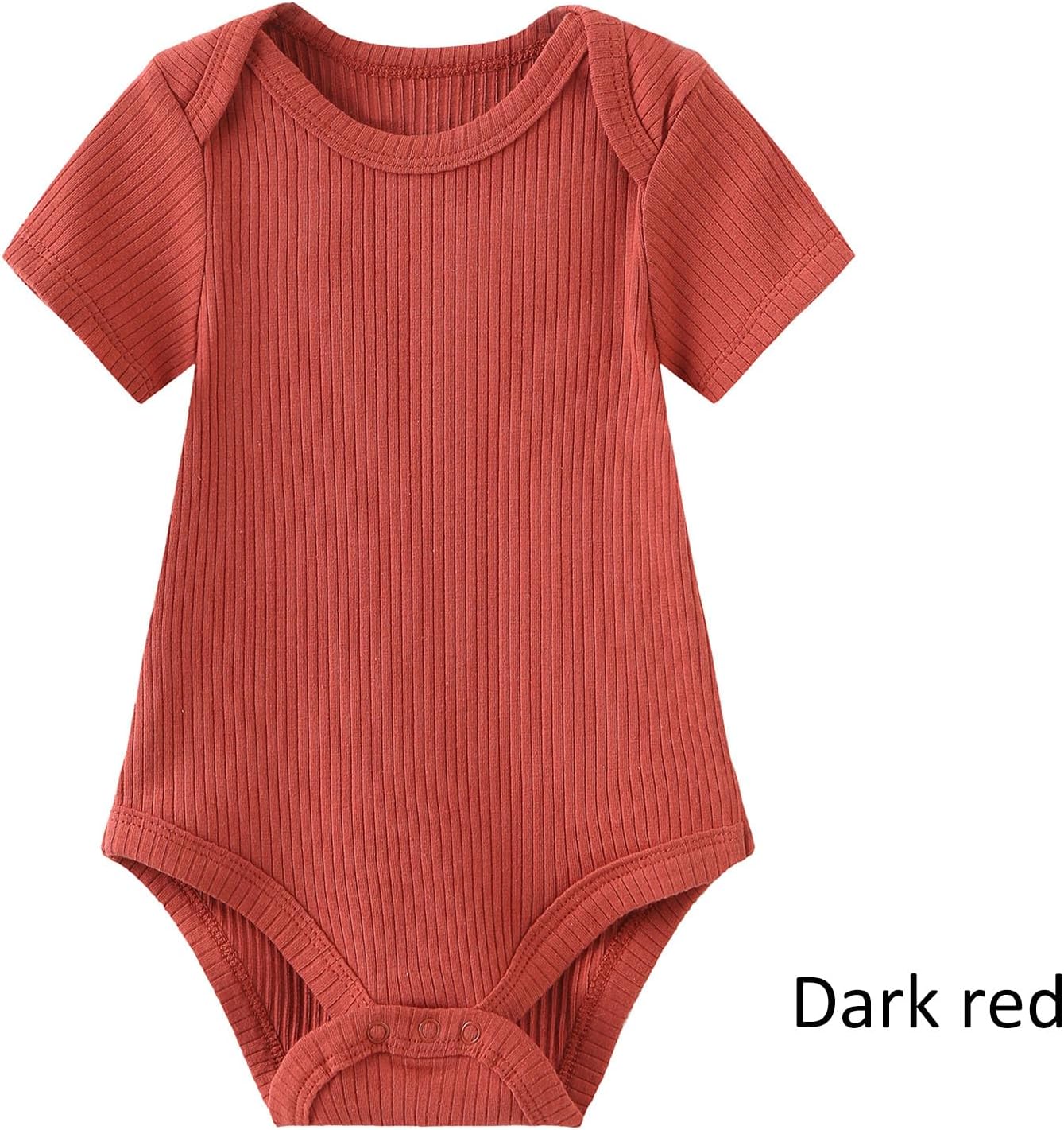 Ruliby Baby Bodysuit and Pant Set 6-Piece Ribbed Soft