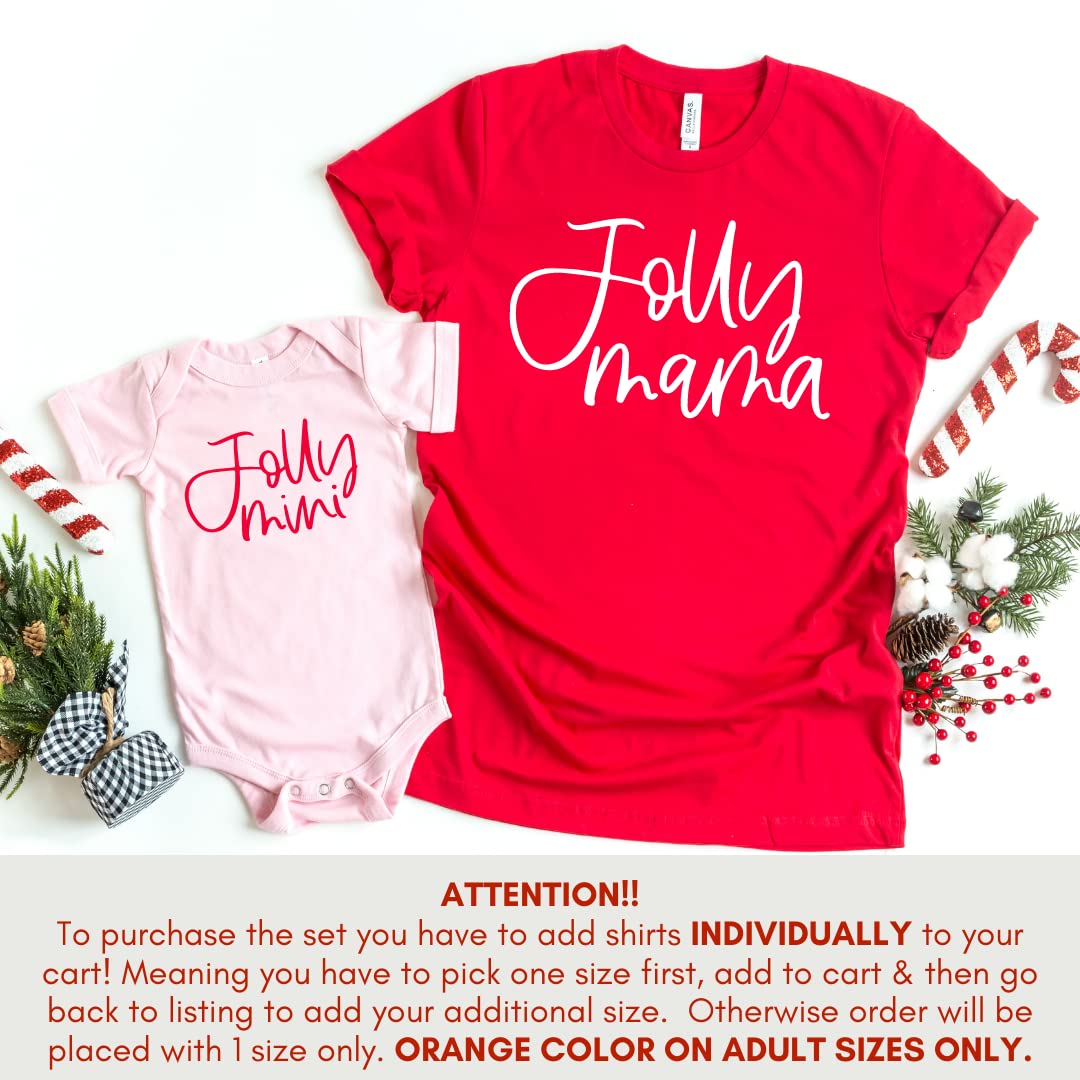 Jolly Mama Jolly Mini Christmas Mommy and Me Shirts