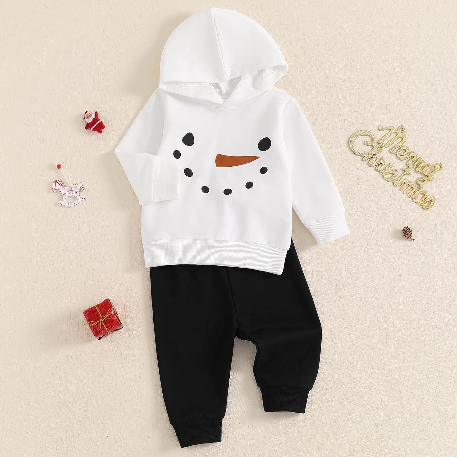 Muasaaluxi Toddler Christmas Outfit - Soft Cute