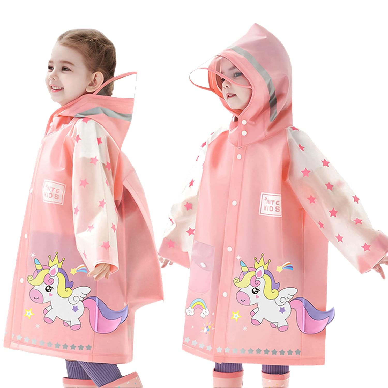 Fewlby Kids Rainbow Coats