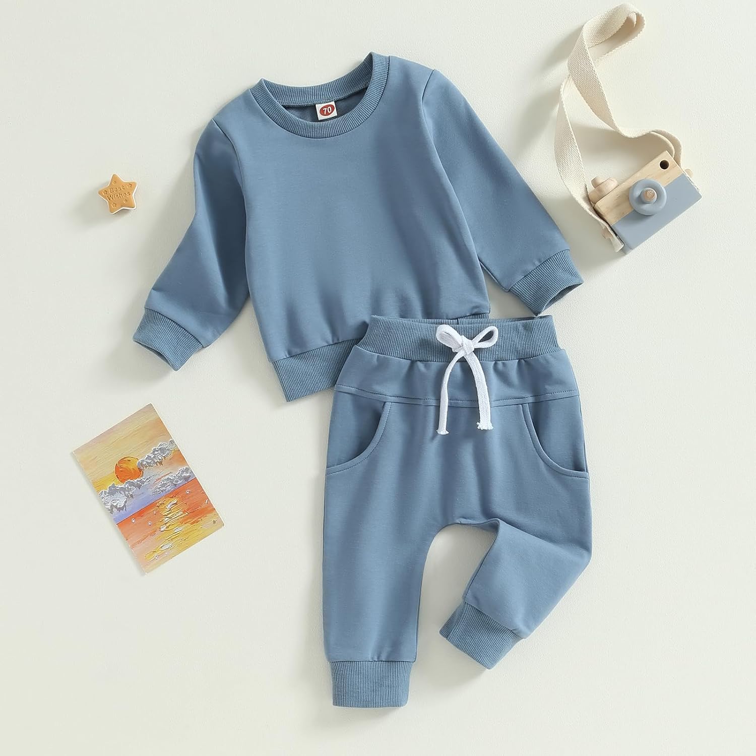 Tiacham 2-Piece Baby Essentials Gents Girls