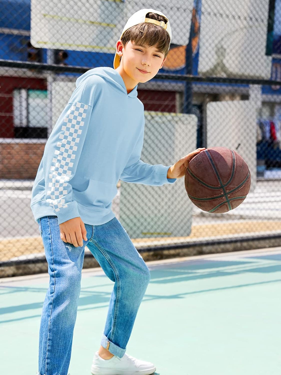 Perfect for Kids Long Sleeve Plaid Pullover