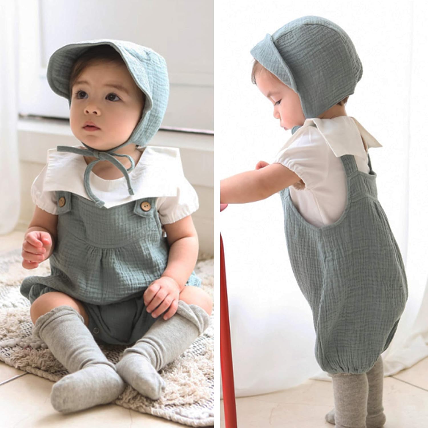 BloomSprout Baby Sun Bonnet