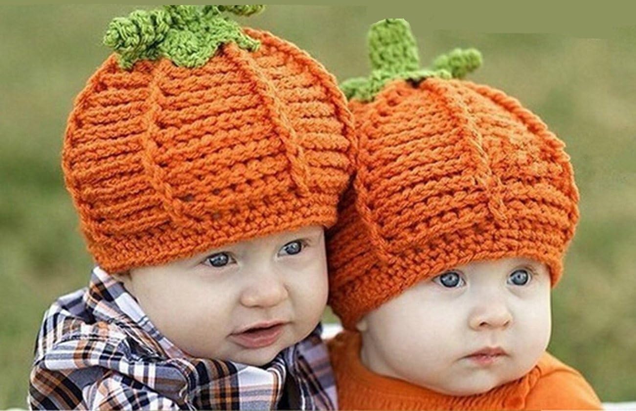 Handmade Halloween Baby Beanie for Newborns