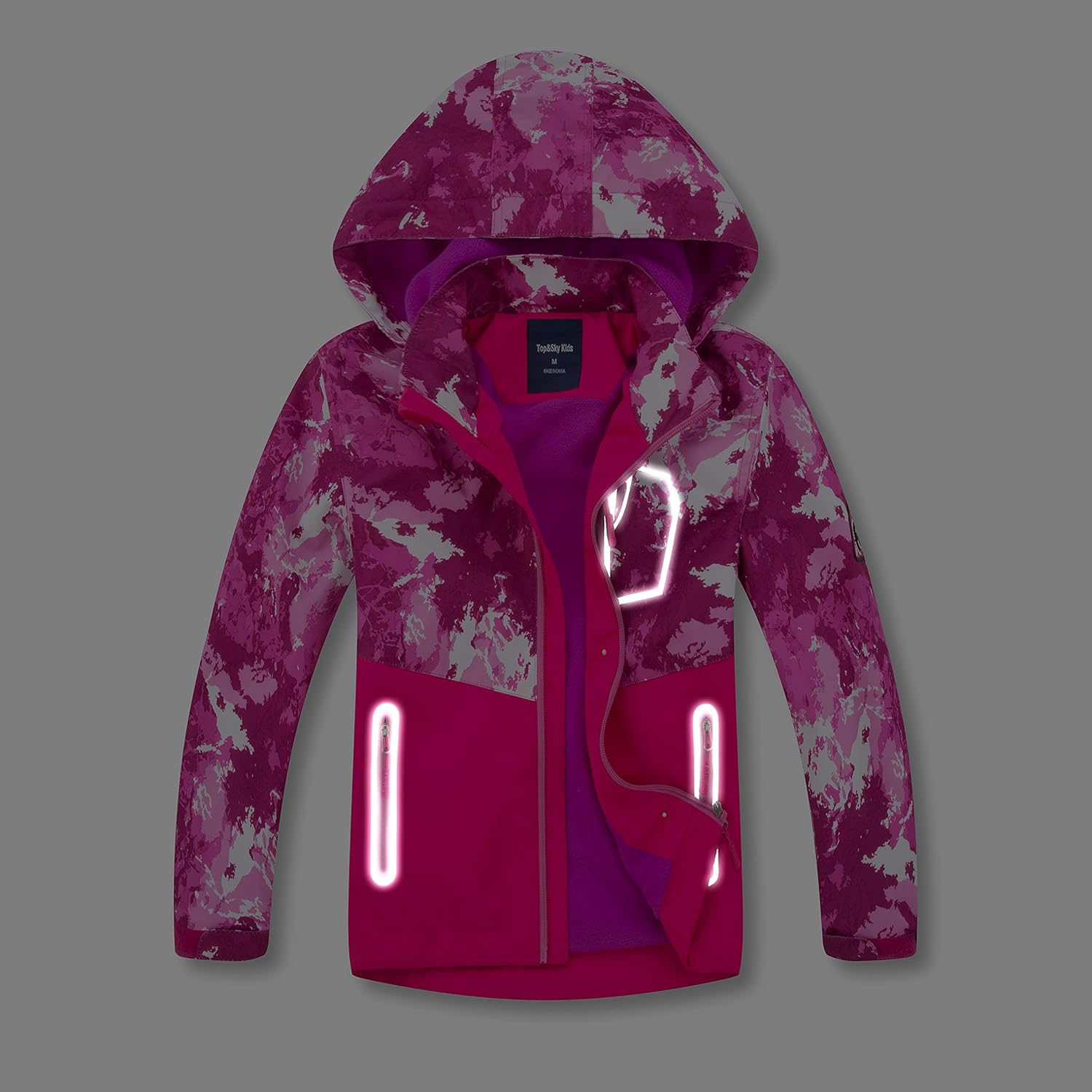 TopSky Boys Girls Waterproof Rain Jacket