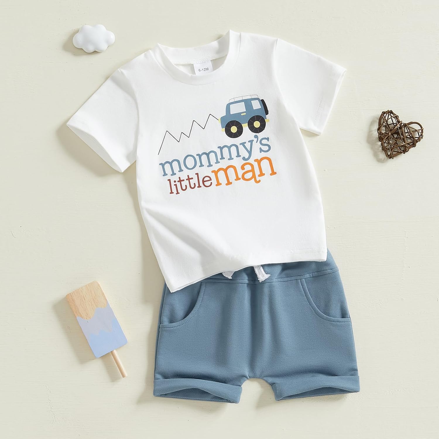 T-Shirt Shorts Set for Toddler Boys
