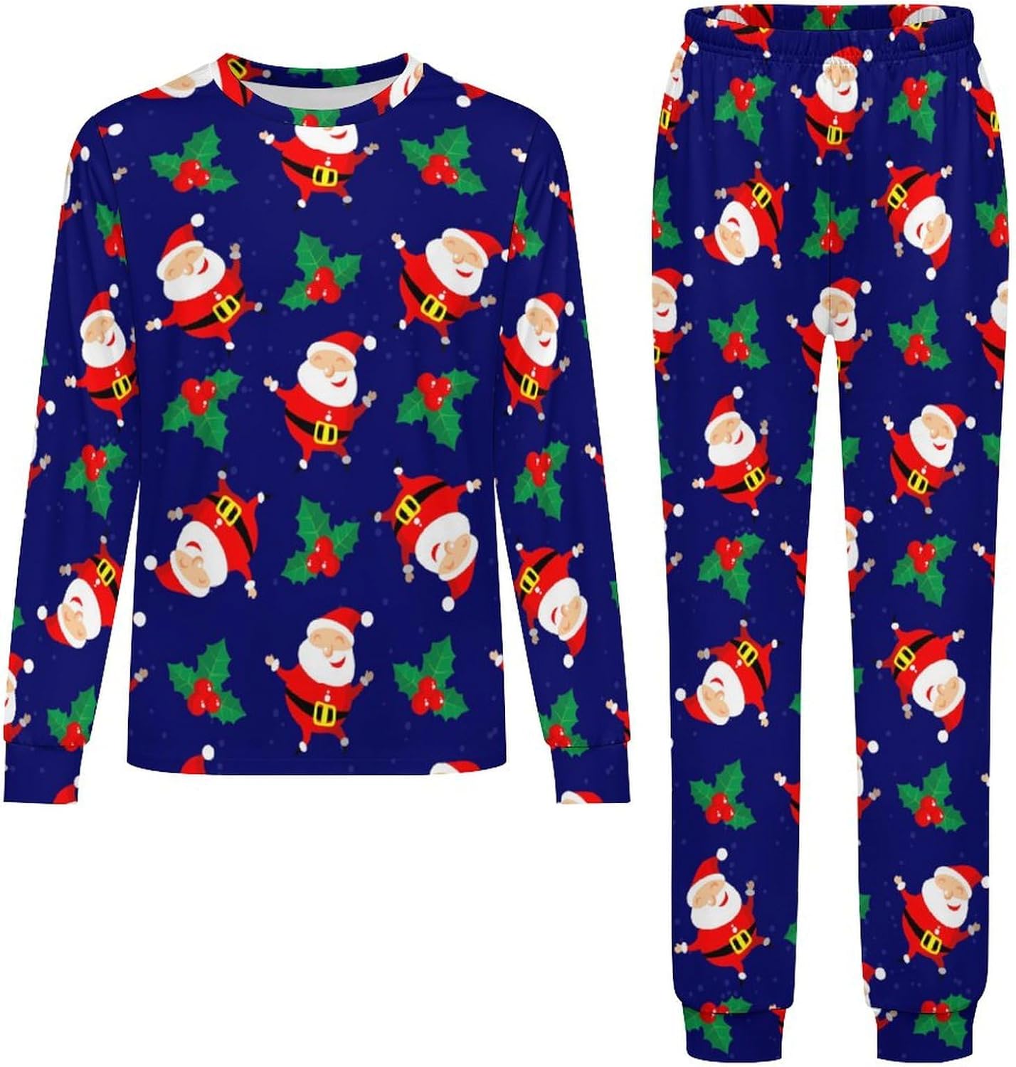 MEIKKOKids Soft Long Sleeve Set - Nutcracker Gingerbread BoysGirls Unencumbered Fit
