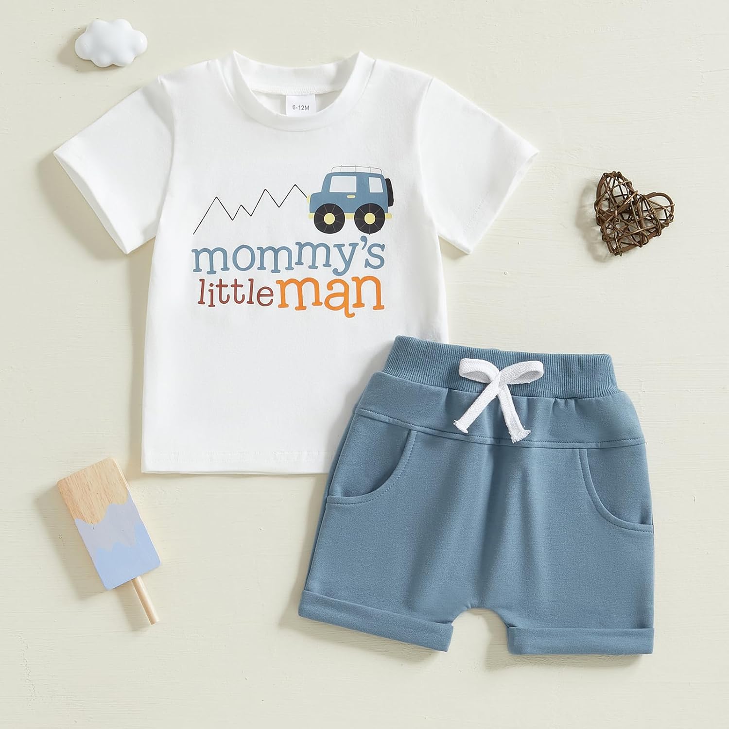 T-Shirt Shorts Set for Toddler Boys
