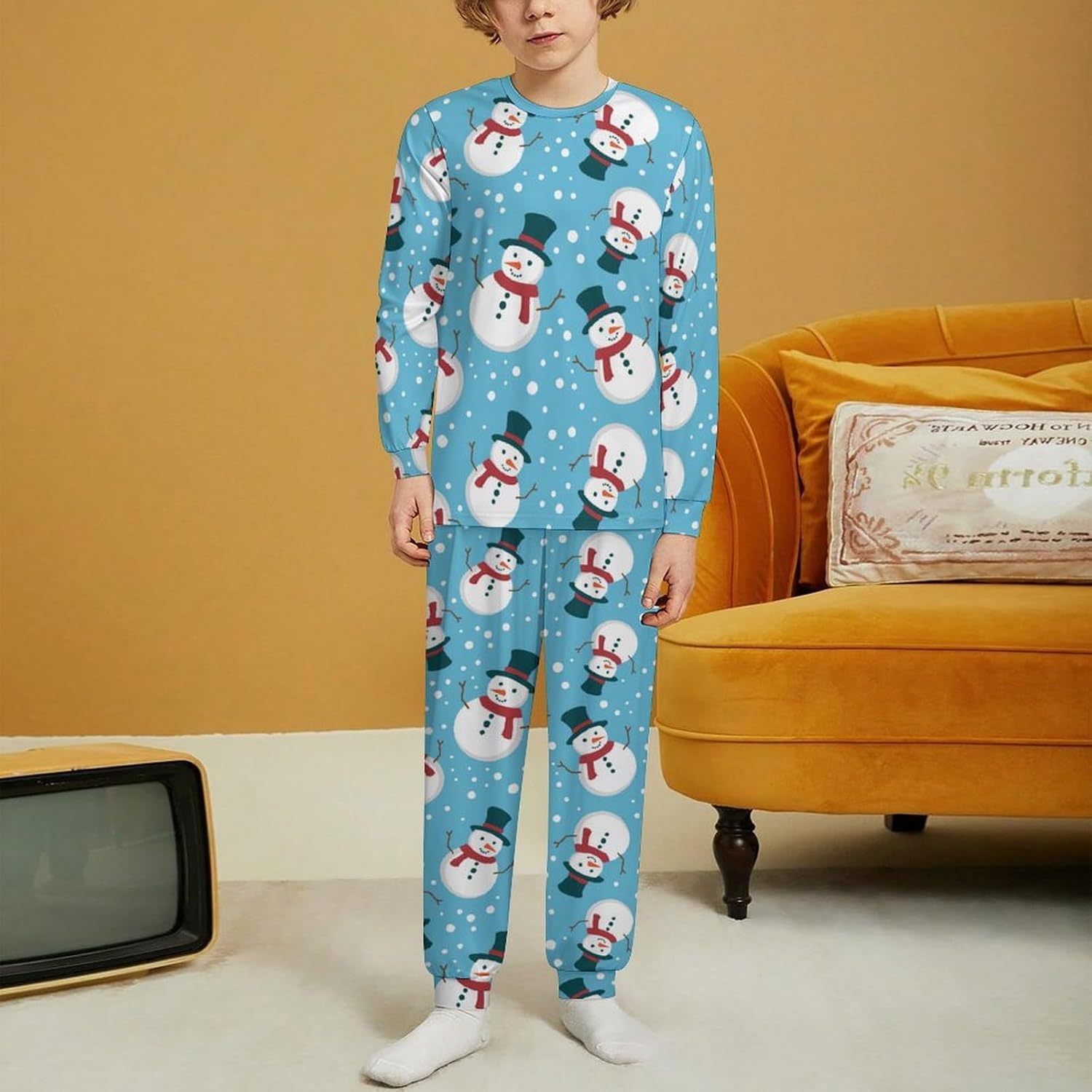 Meiko Thermal Underwear for Kids Squirrel Cookies Cookies Unisex