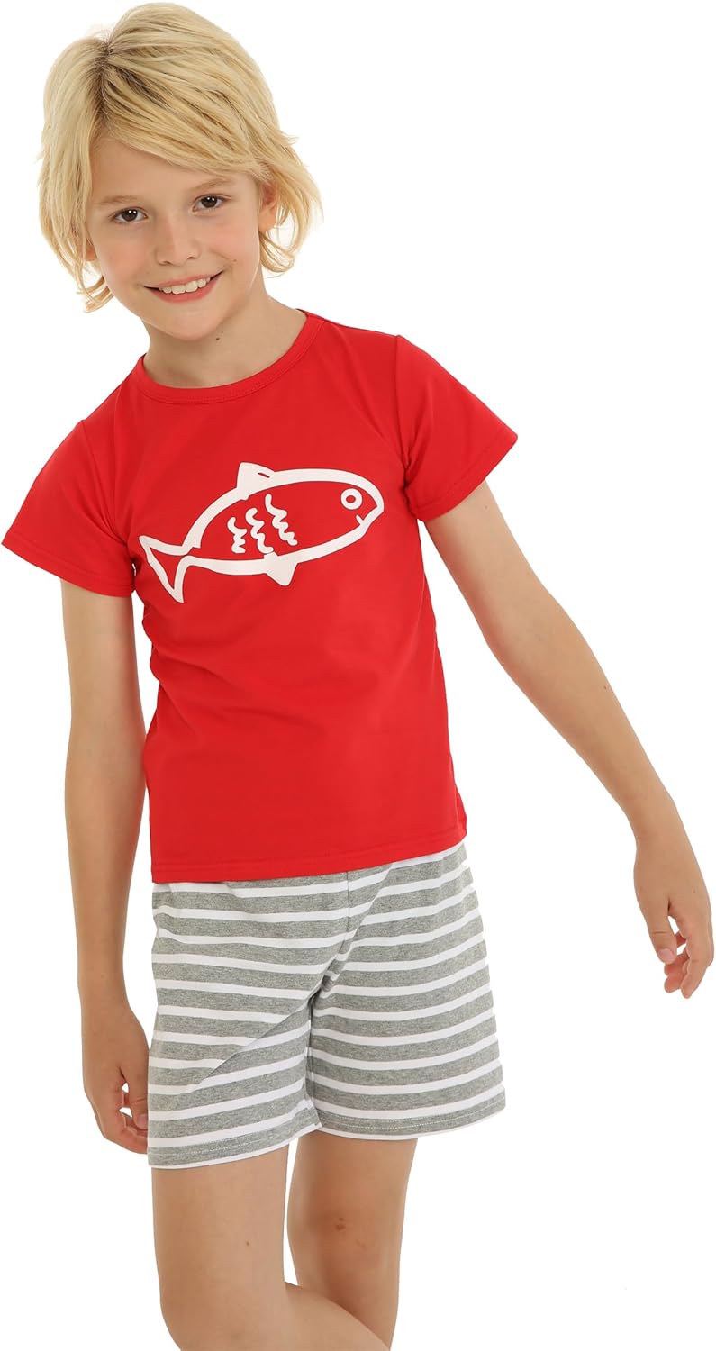 Mud Kingdom Little Boys Shorts Set Beach Outfits