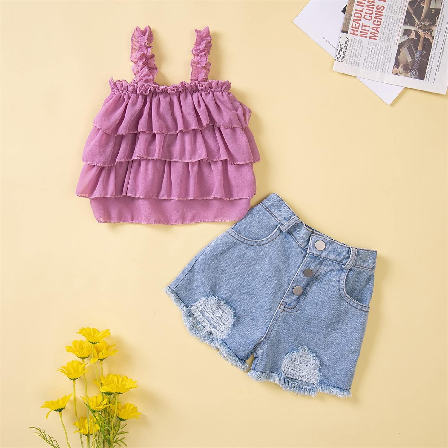 Cute Spring Summer Outfits for Kids Girls Soft and Fresh Wardrobe Essential