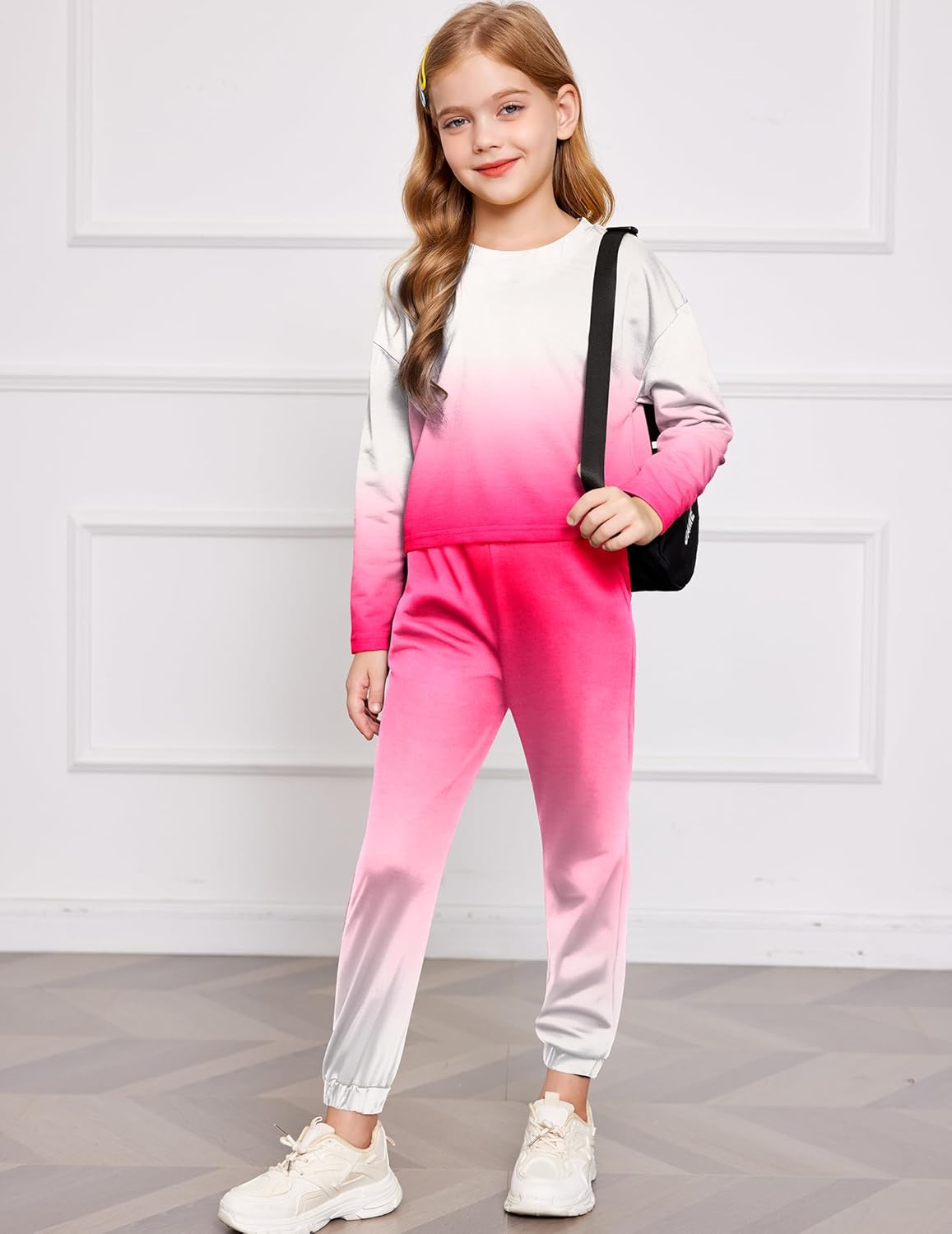 Arshiner Tie Dye Girls Outfit Set - Soft comfy for girls
