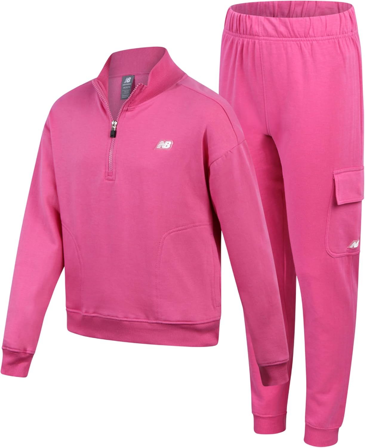 New Balance Girls Fleece Cargo Set