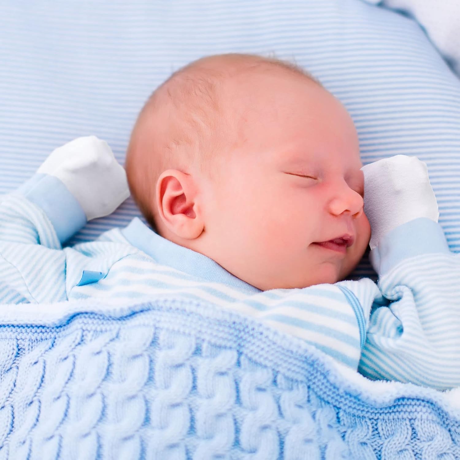 Perfectly Adjustable Newborn Gloves for Boys and Girls