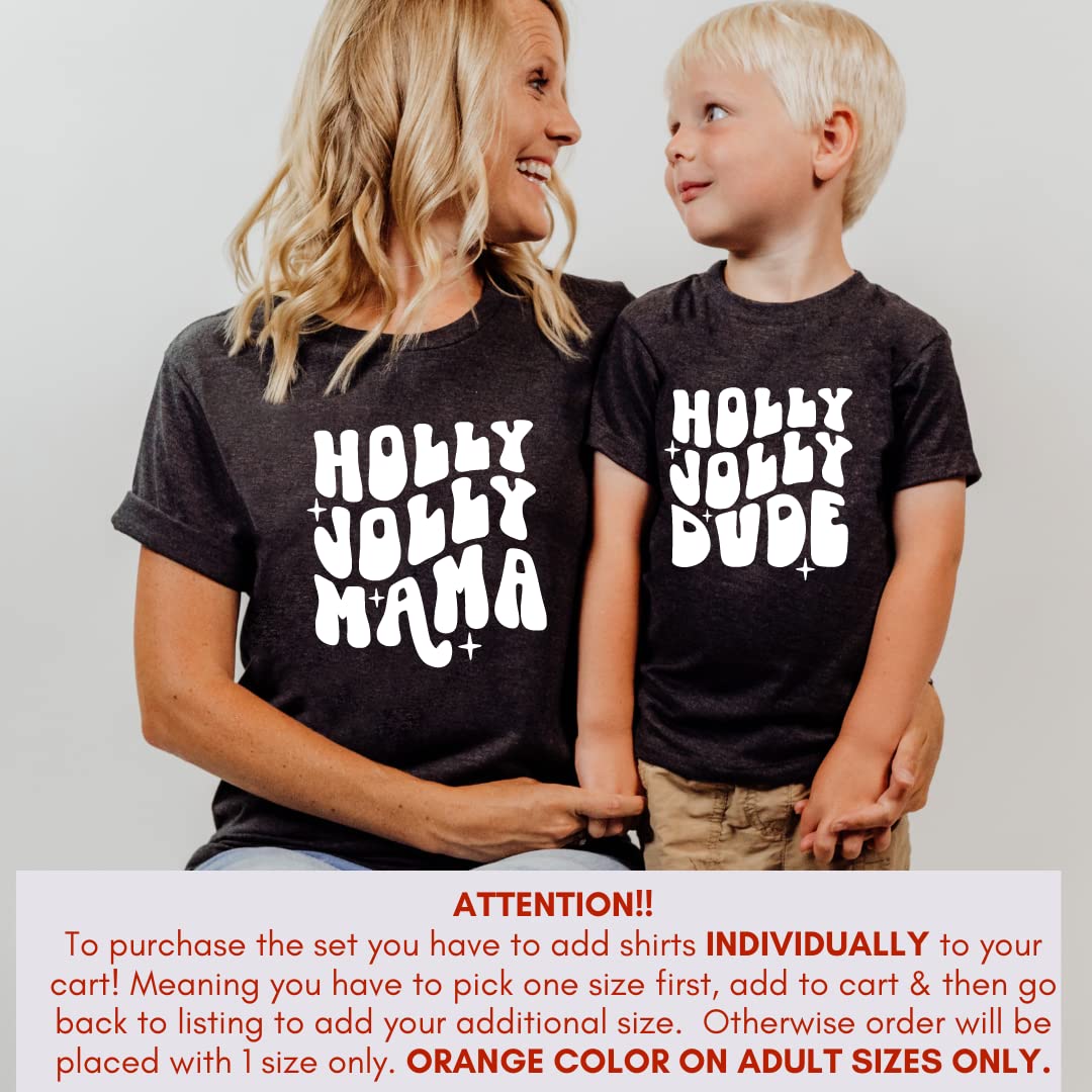 Merry Christmas Mommy Me Shirts - Mini jump Affordable Christmas Gift