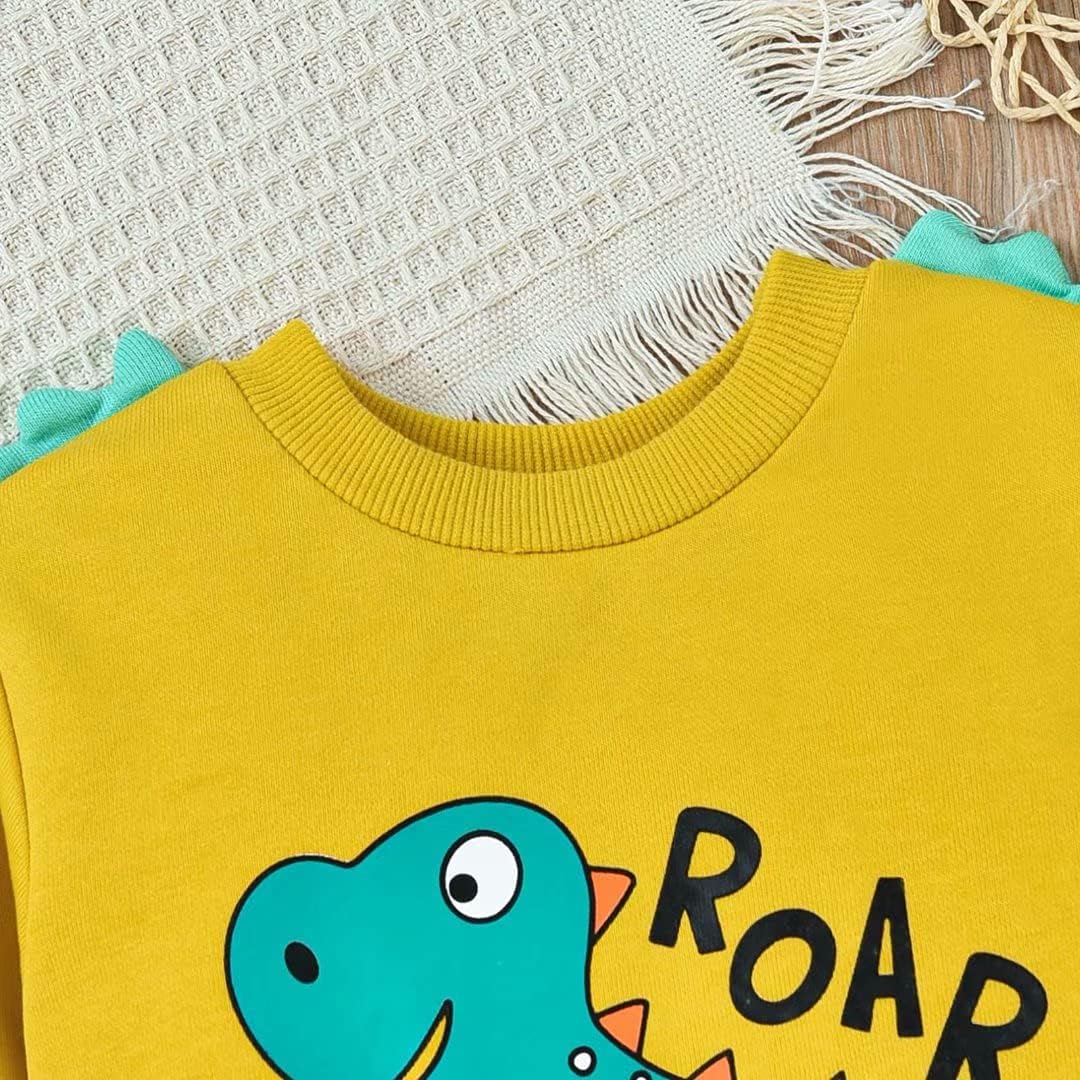 Kids Dinosaur Long Sleeve Sweater Set