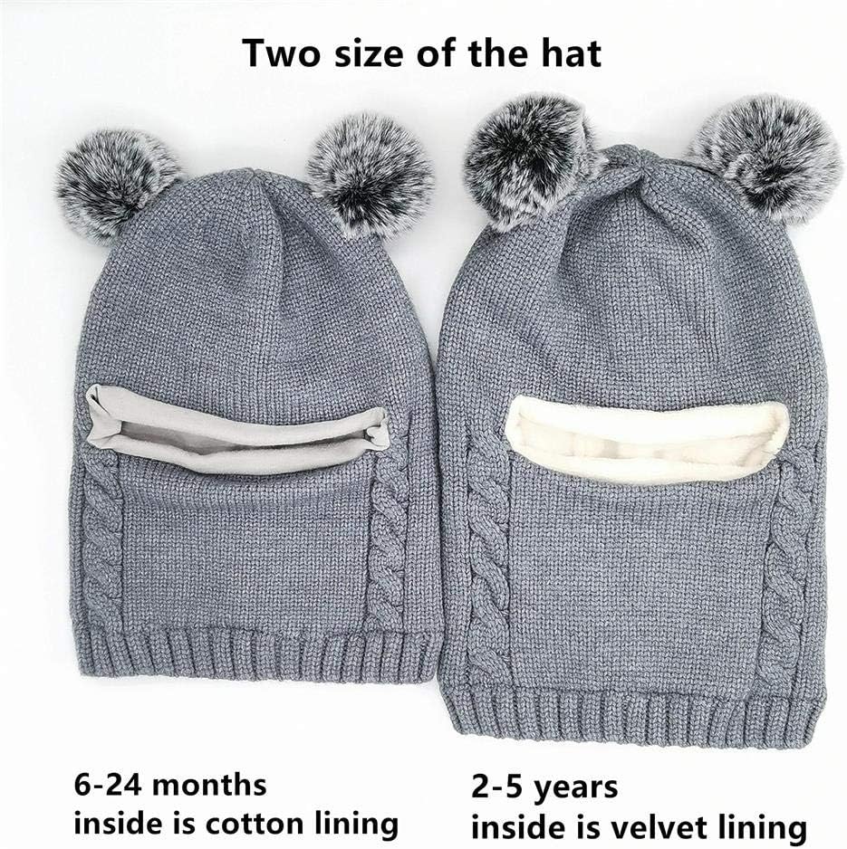 Cute Unisex Baby Winter Hat Scarf Set Best Gift for Little Ones