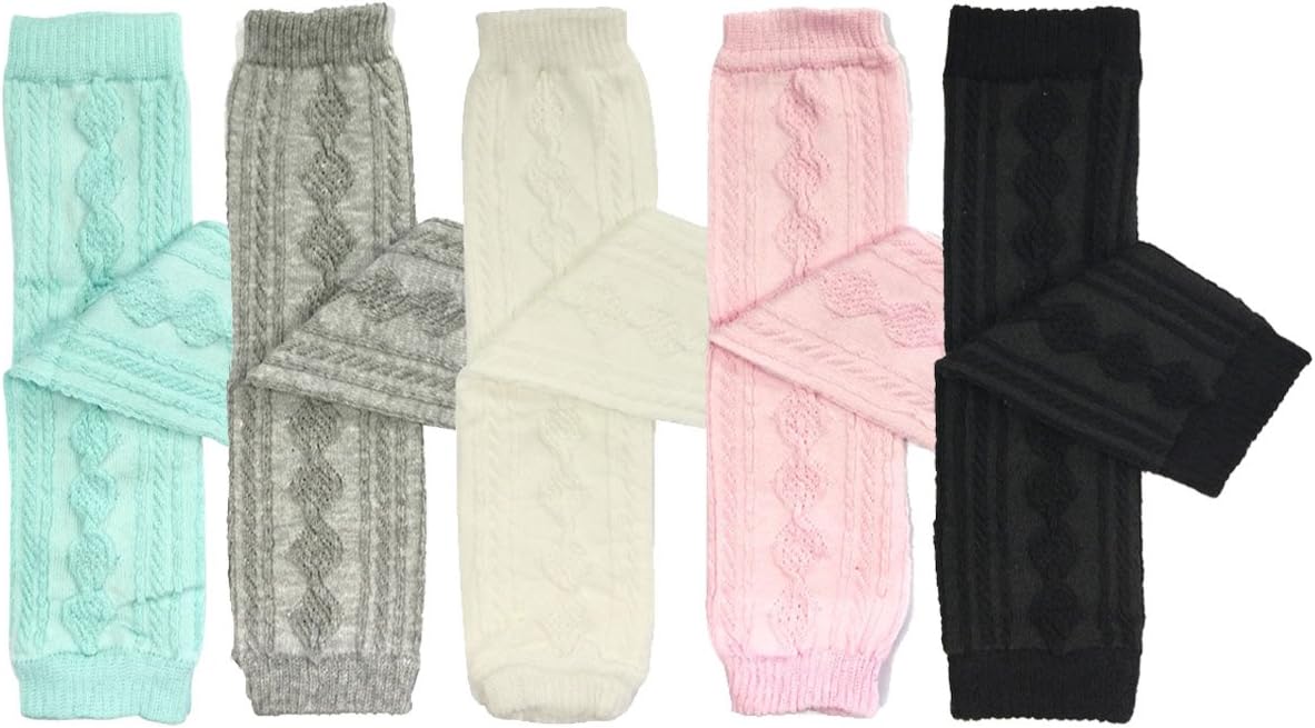 Bowbear Set of 5 Baby Toddler Leg Warmer Collection Premium Value Pack VS5