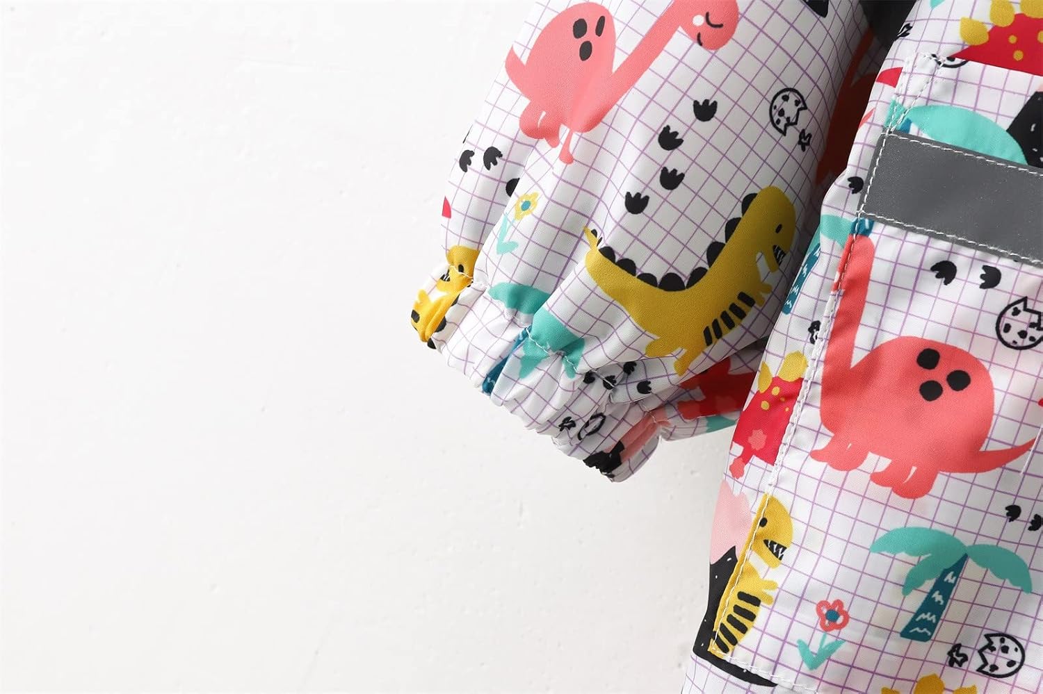 Girls Warm Winter snow Hooded Raincoat