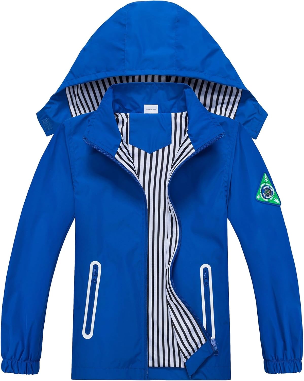 Waterproof Dinosaur Kids Rain Jacket Windbreaker
